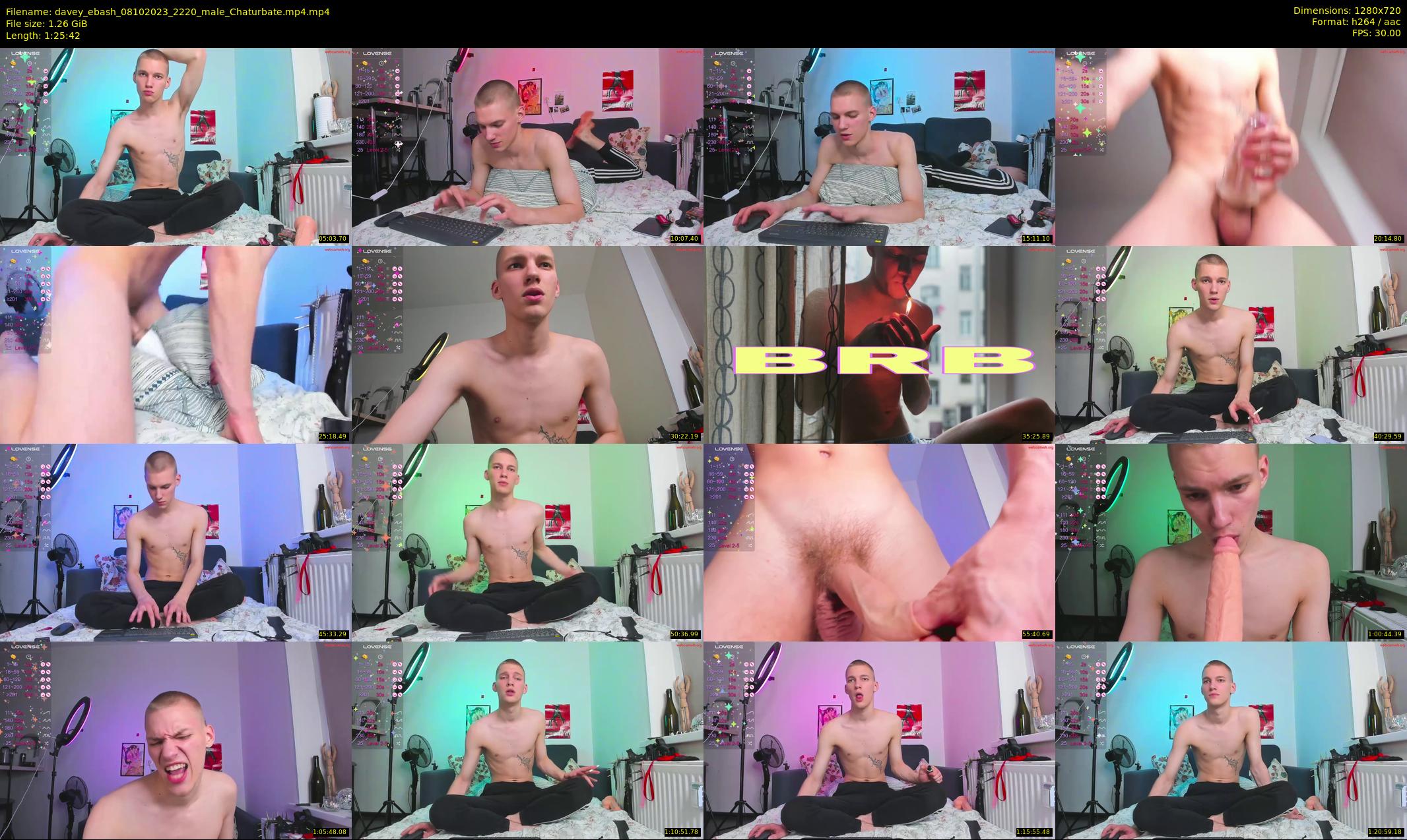 davey_ebash — 86 minute Chaturbate male cam show recording, 720p, Oct 8, 2023
