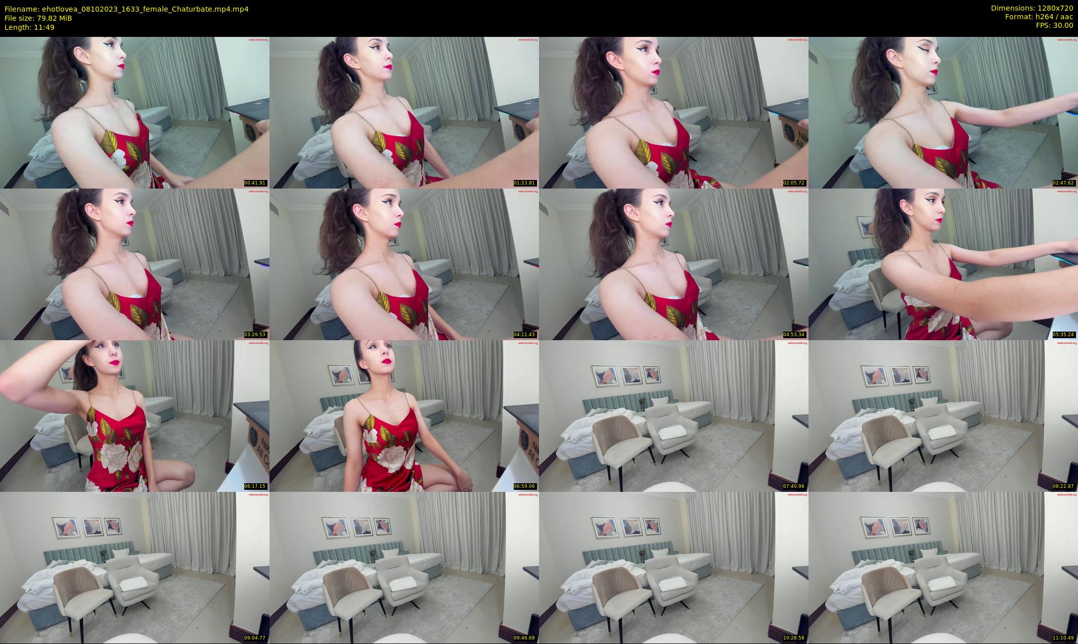 ehotlovea — 12 minute Chaturbate female cam show recording, 720p, Oct 8, 2023