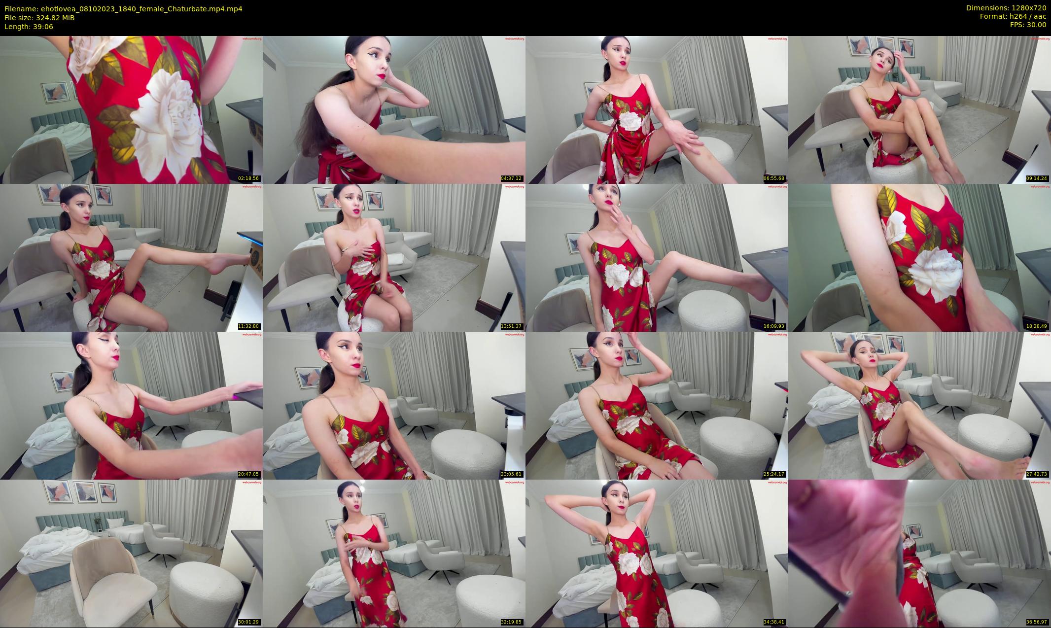 ehotlovea — 40 minute Chaturbate female cam show recording, 720p, Oct 8, 2023