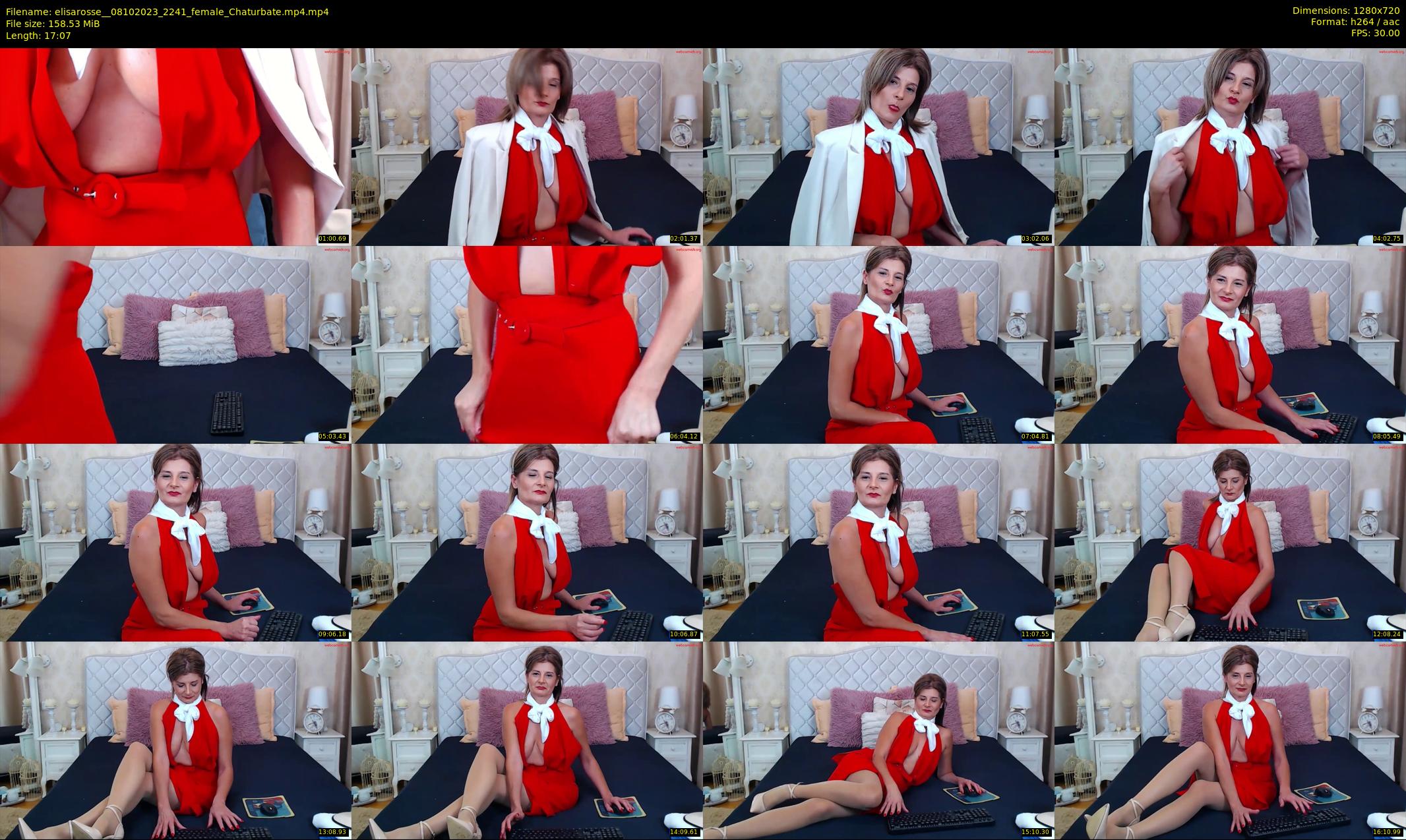 elisarosse_ — 18 minute Chaturbate female cam show recording, 720p, Oct 8, 2023