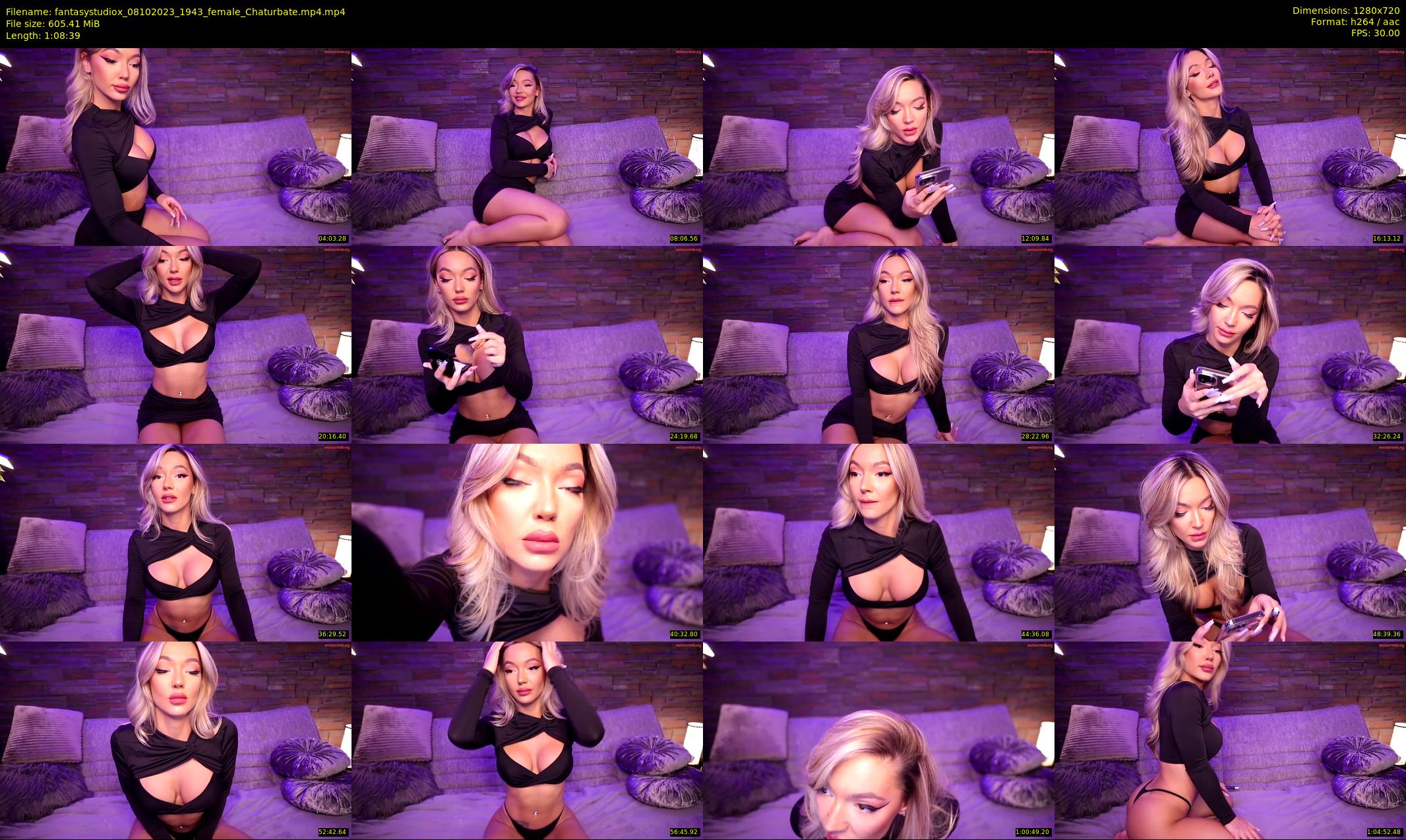 fantasystudiox — 69 minute Chaturbate female cam show recording, 720p, Oct 8, 2023