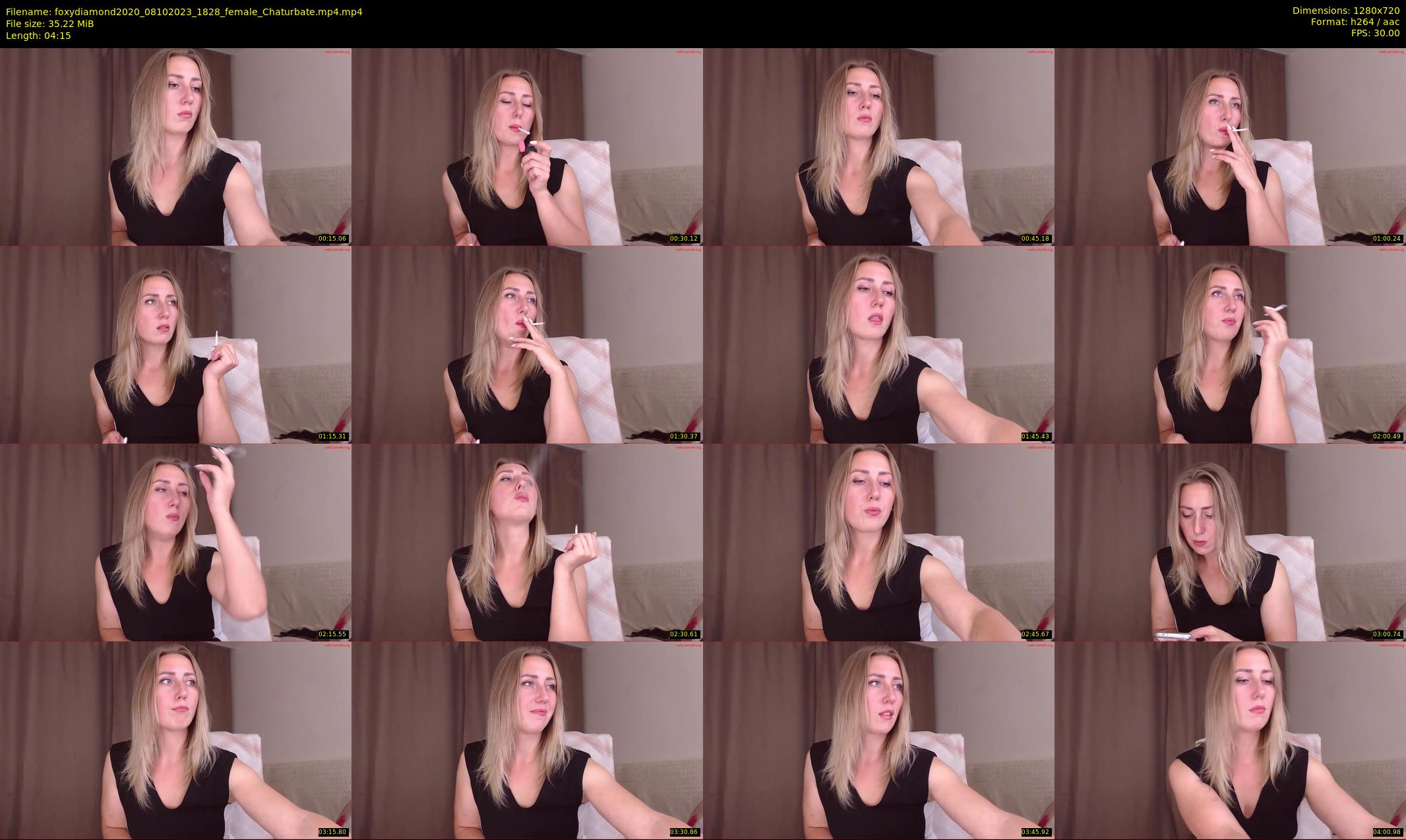 foxydiamond2020 — 5 minute Chaturbate female cam show recording, 720p, Oct 8, 2023