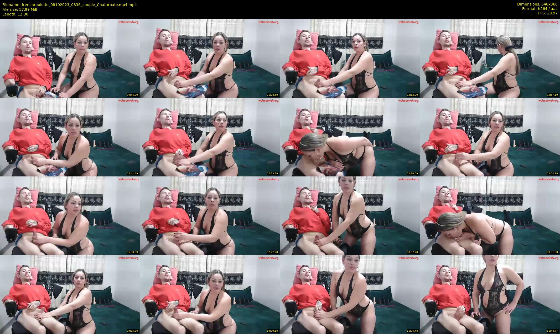 frenchroulette — 13 minute Chaturbate couple cam show recording, 360p, Oct 8, 2023