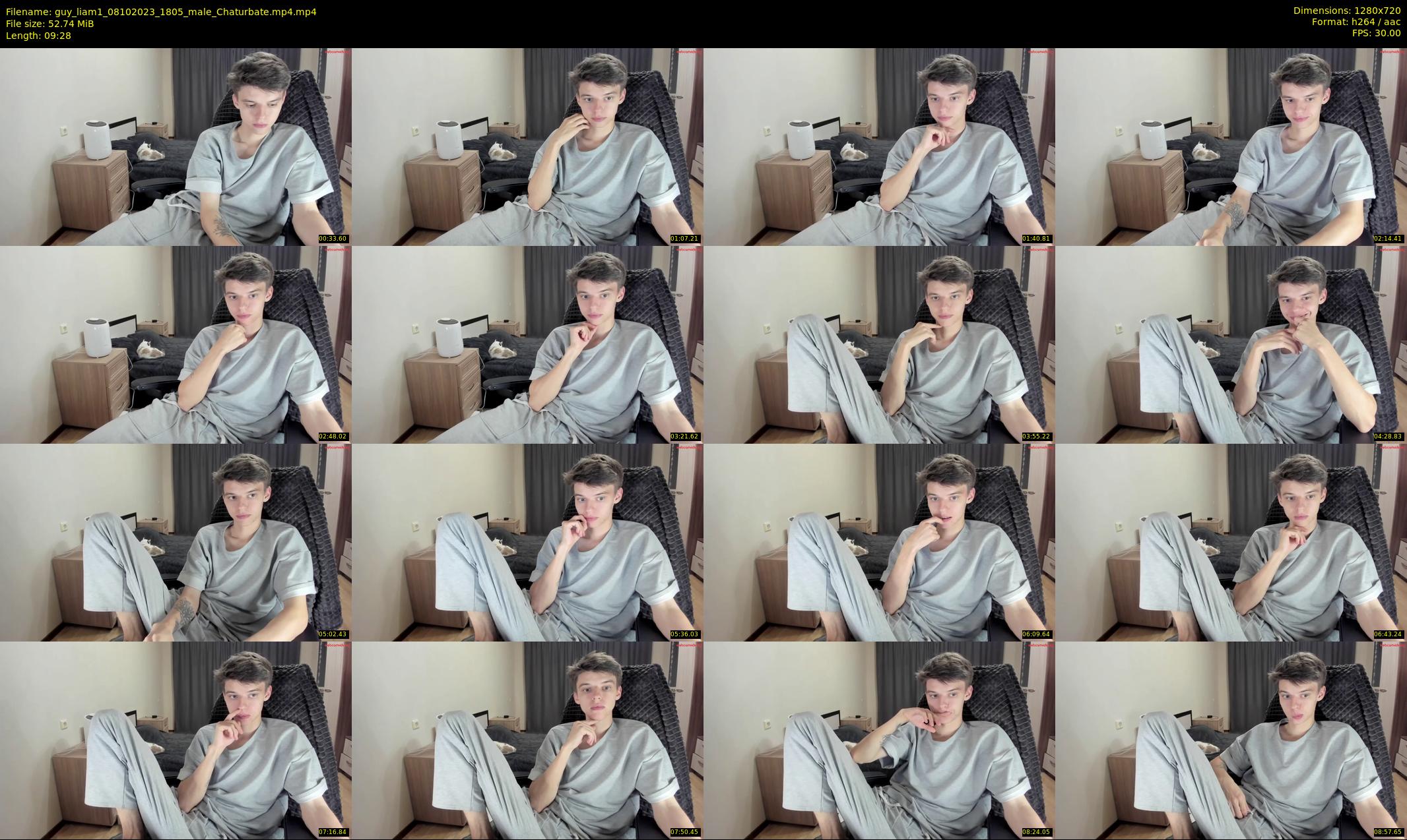 guy_liam1 — 10 minute Chaturbate male cam show recording, 720p, Oct 8, 2023