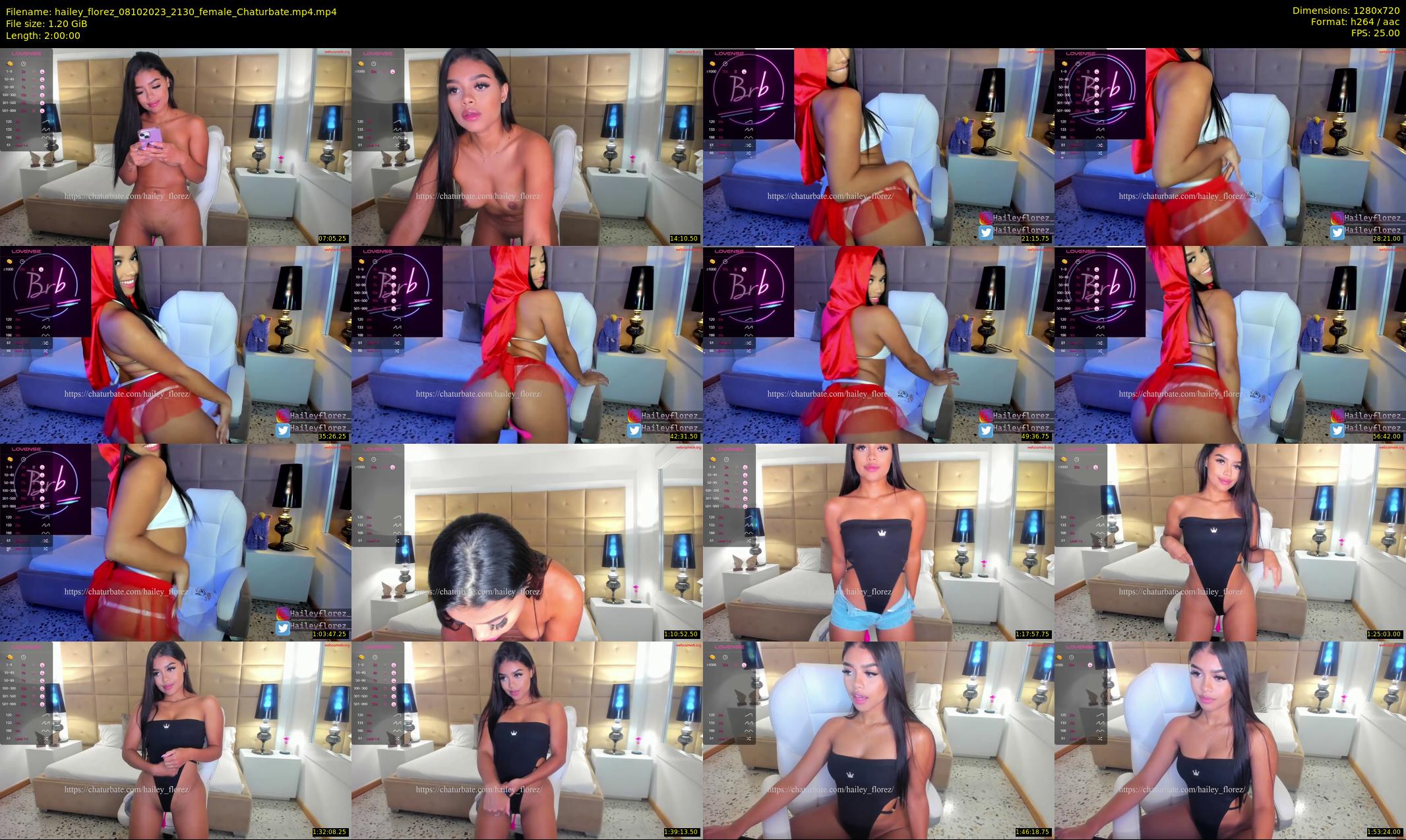 hailey_florez — 120 minute Chaturbate female cam show recording, 720p, Oct 8, 2023