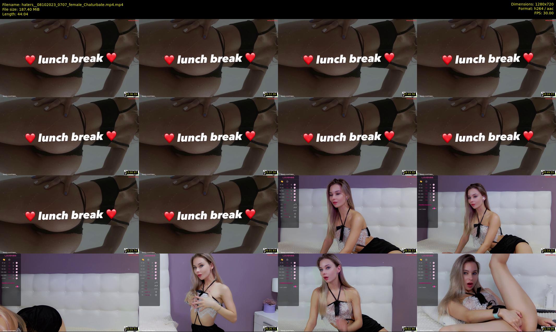 haters_ — 45 minute Chaturbate female cam show recording, 720p, Oct 8, 2023
