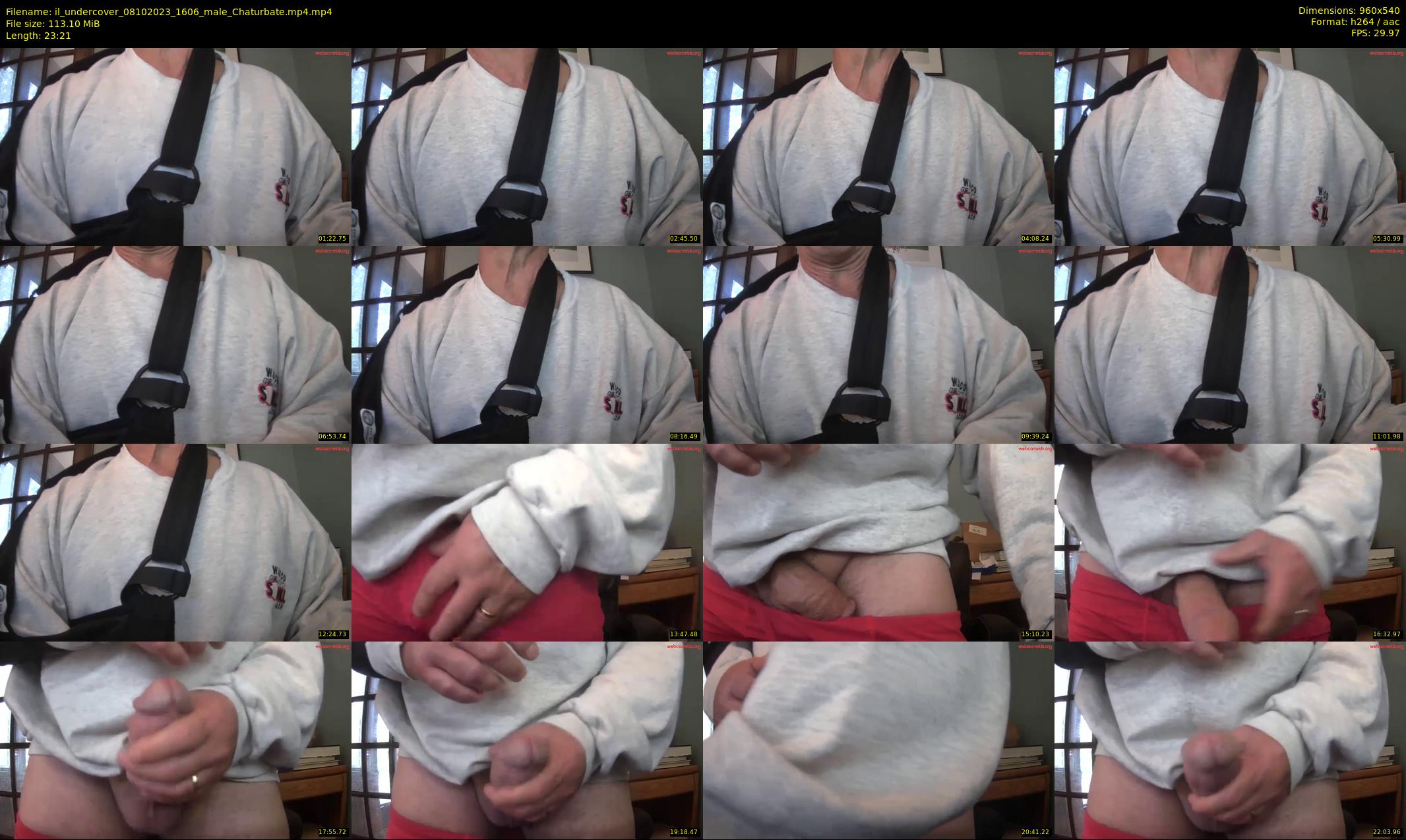 il_undercover — 24 minute Chaturbate male cam show recording, 480p, Oct 8, 2023