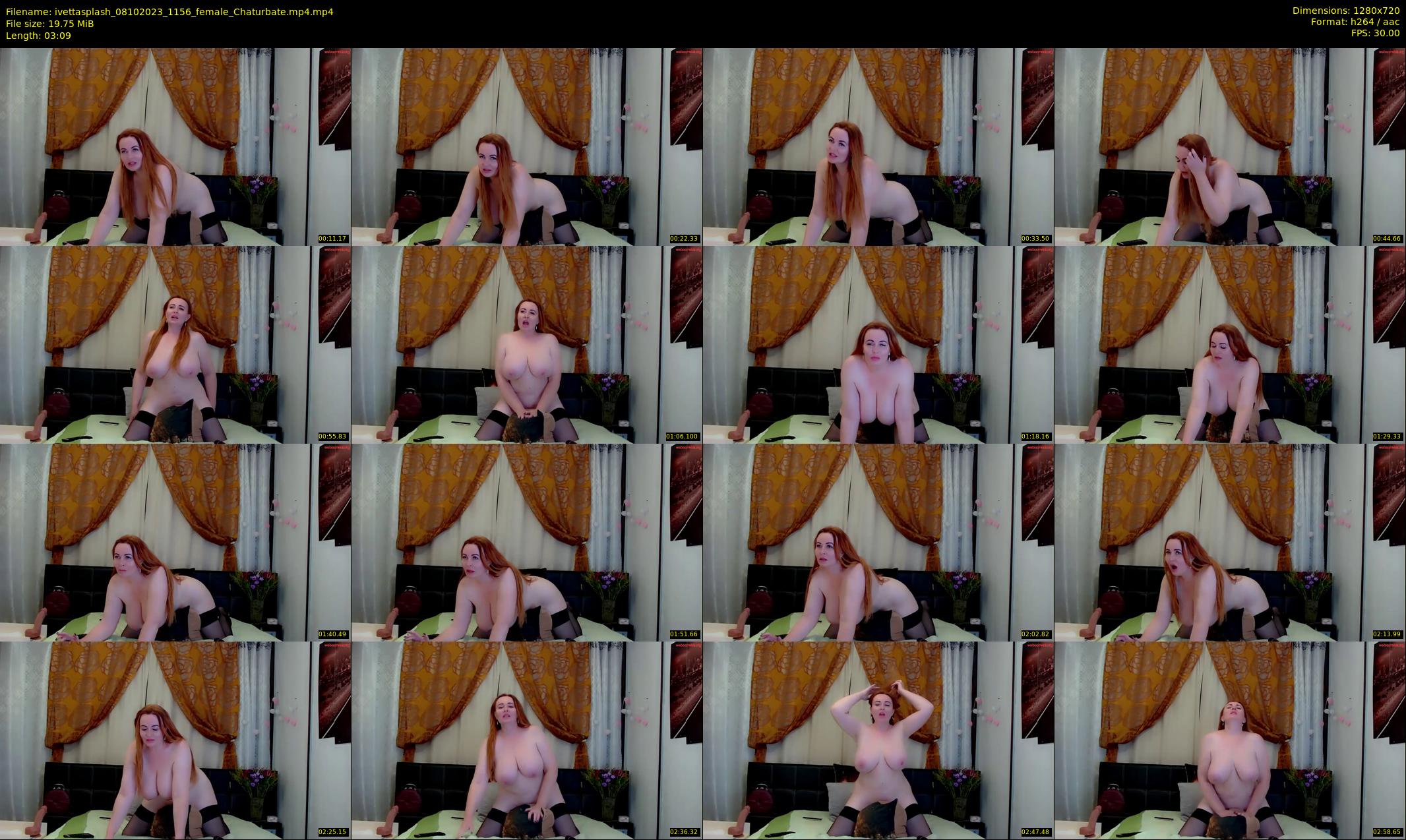 ivettasplash — 4 minute Chaturbate female cam show recording, 720p, Oct 8, 2023