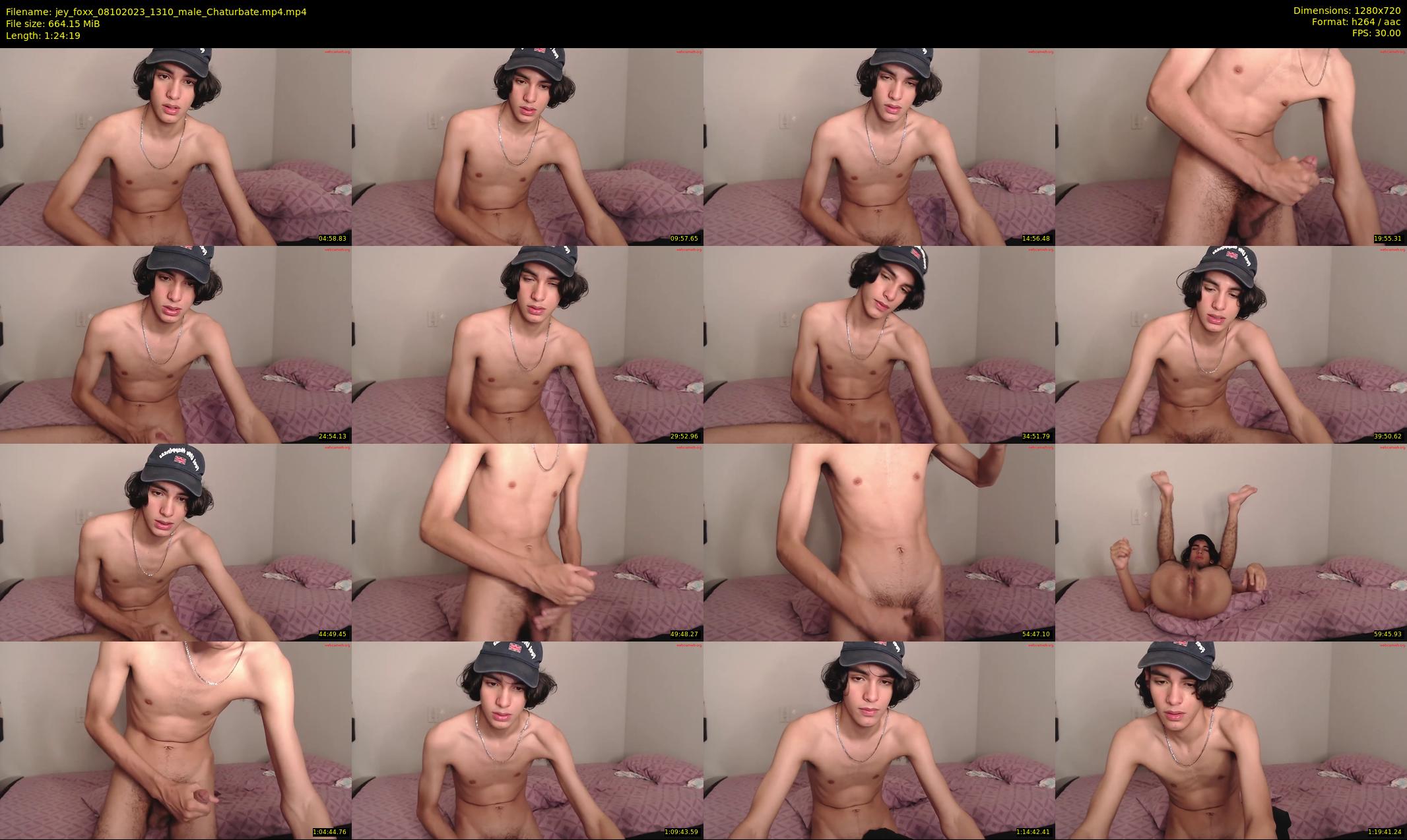 jey_foxx — 85 minute Chaturbate male cam show recording, 720p, Oct 8, 2023