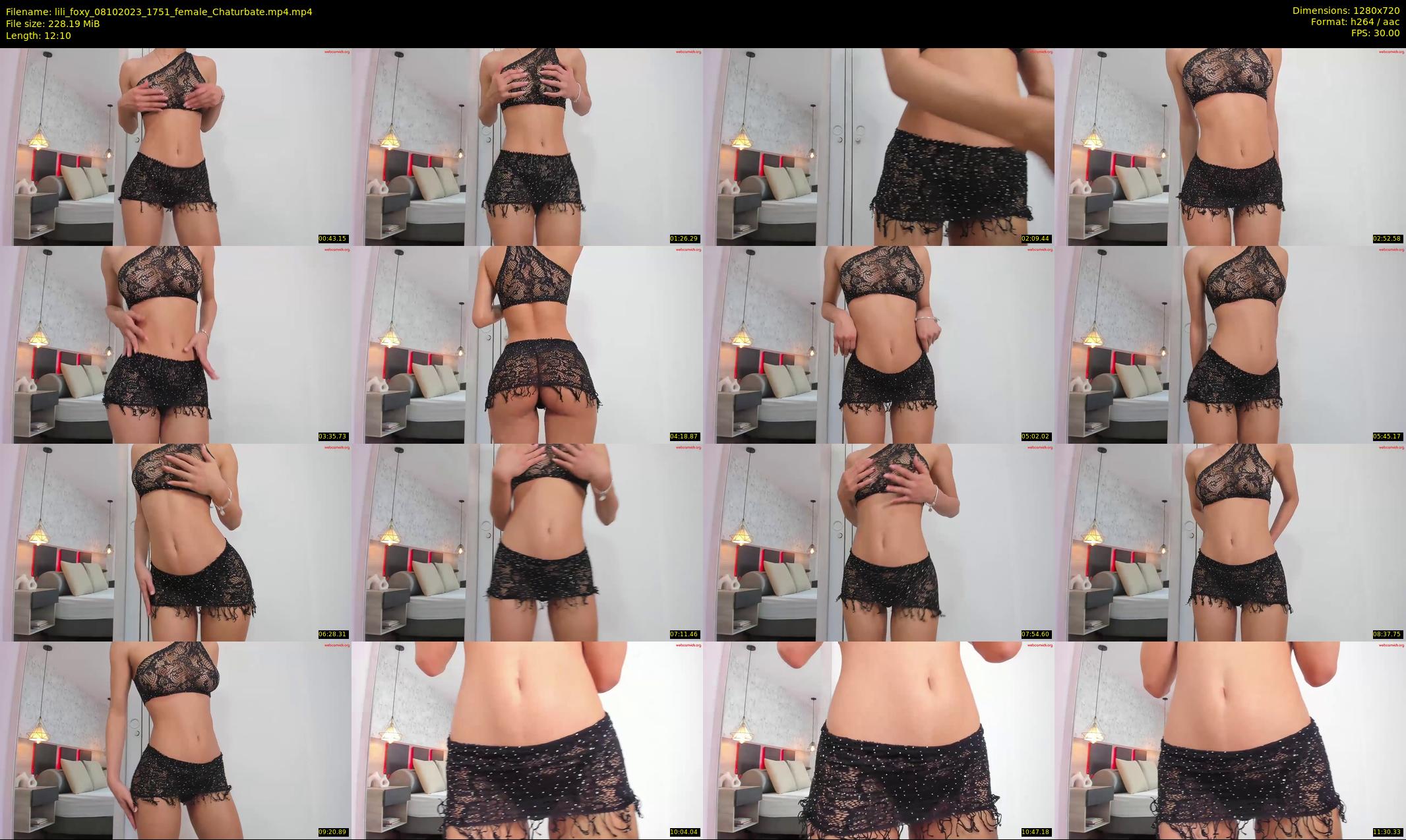 lili_foxy — 13 minute Chaturbate female cam show recording, 720p, Oct 8, 2023