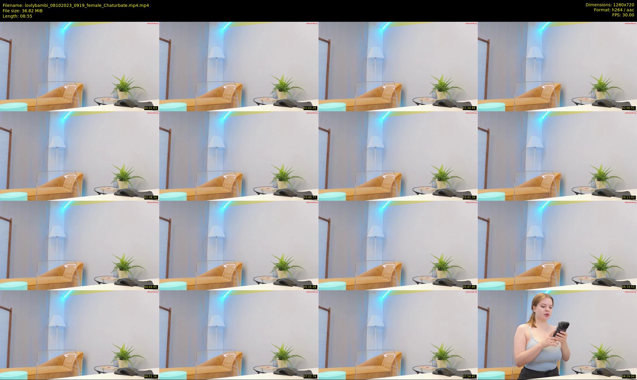 lovlybambi — 9 minute Chaturbate female cam show recording, 720p, Oct 8, 2023
