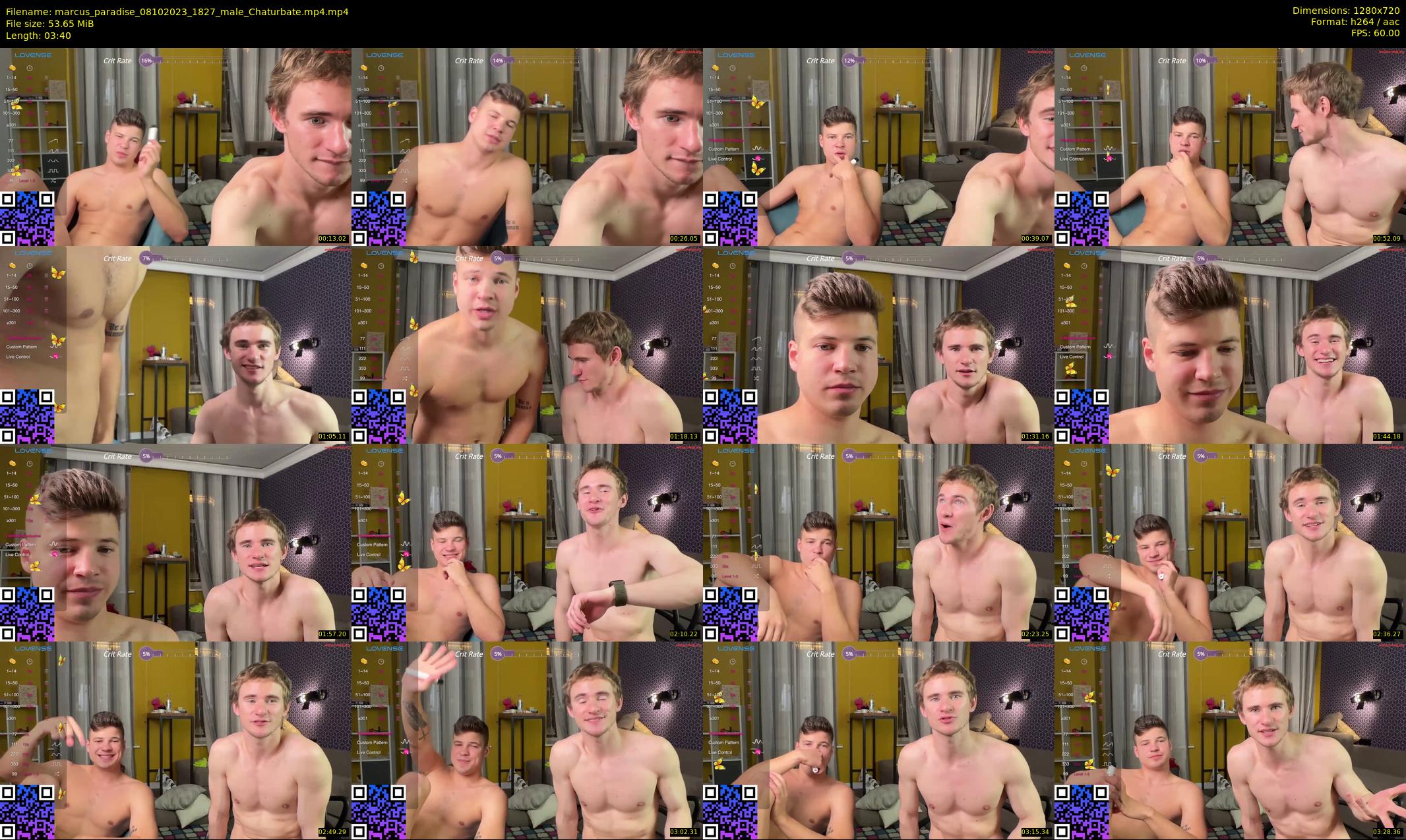 marcus_paradise — 4 minute Chaturbate male cam show recording, 720p, Oct 8, 2023