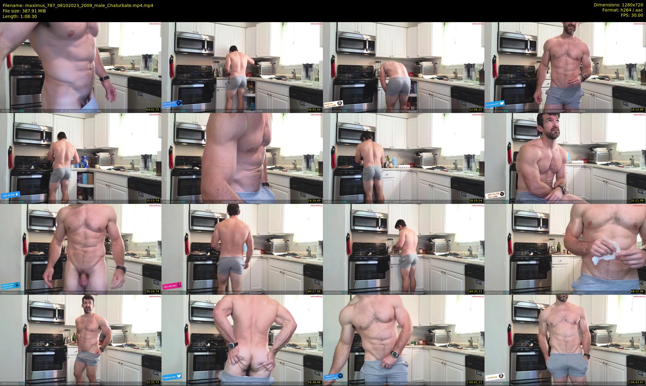 maximus_787 — 69 minute Chaturbate male cam show recording, 720p, Oct 8, 2023