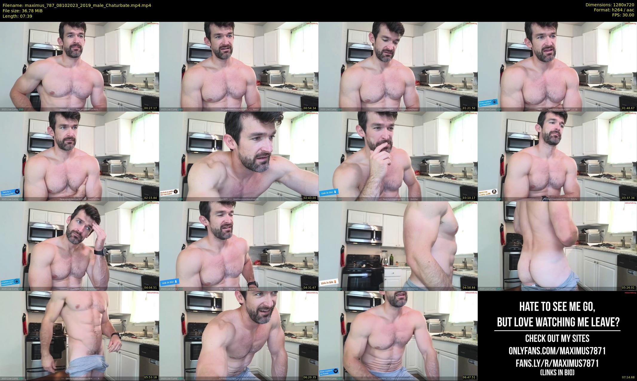 maximus_787 — 8 minute Chaturbate male cam show recording, 720p, Oct 8, 2023