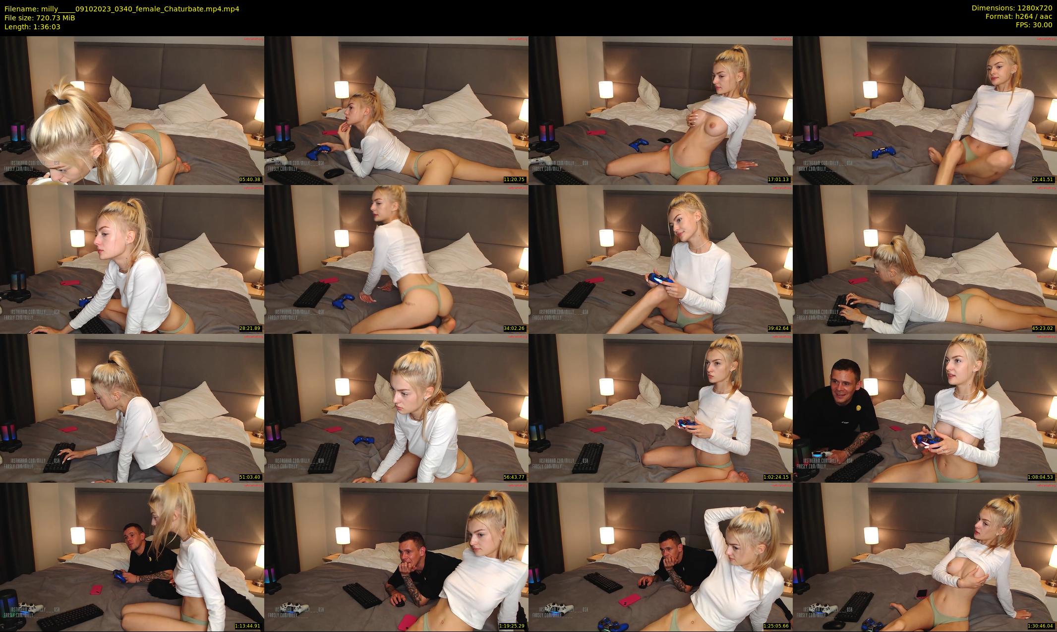 milly____ — 97 minute Chaturbate couple cam show recording, 720p, Oct 9, 2023