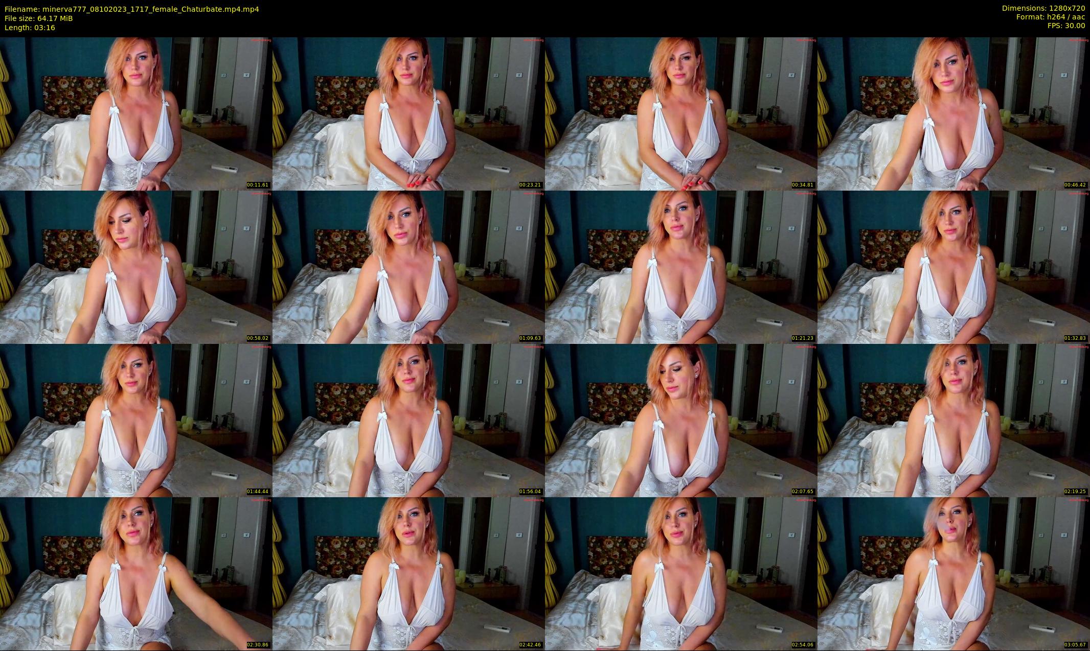 minerva777 — 4 minute Chaturbate female cam show recording, 720p, Oct 8, 2023