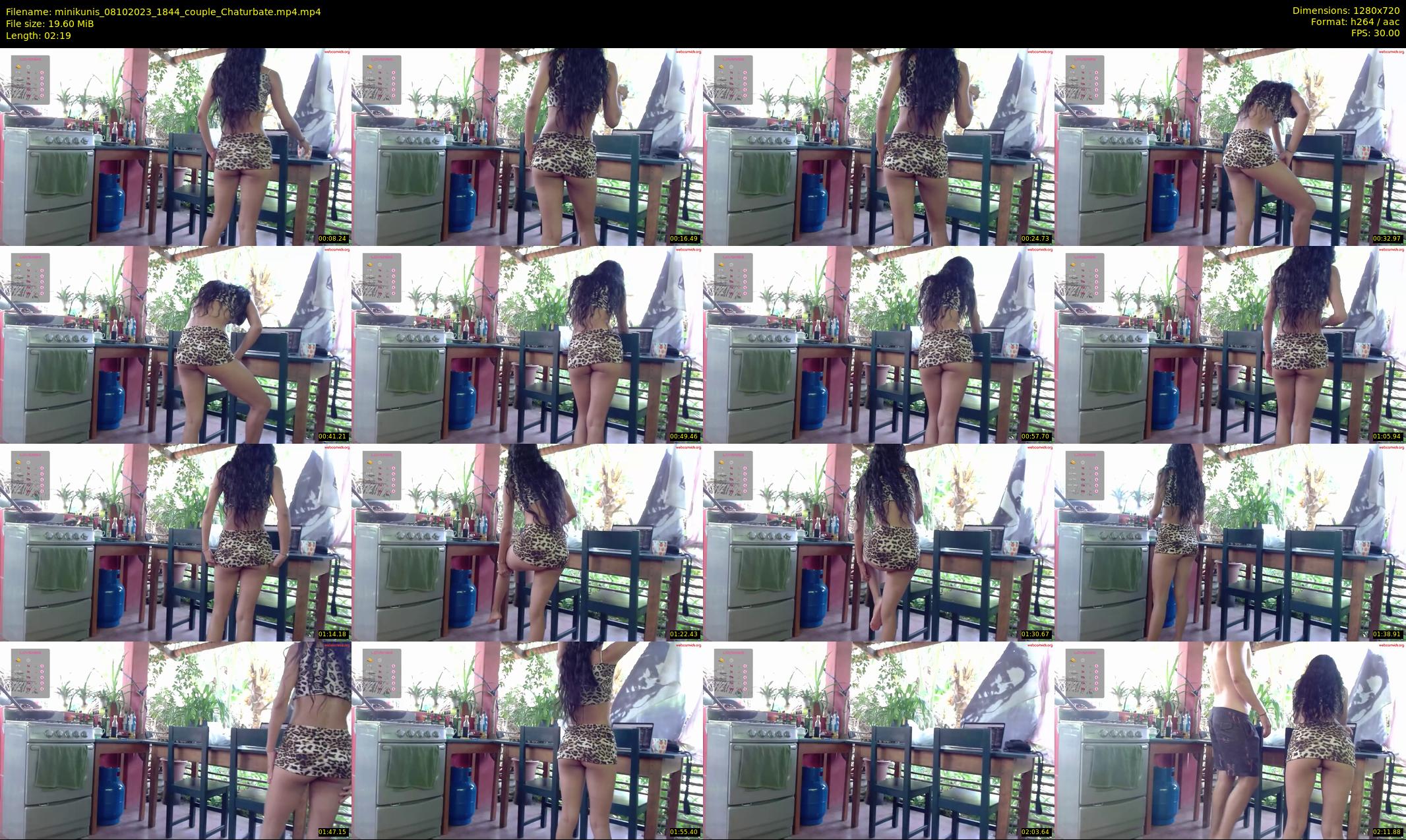 minikunis — 3 minute Chaturbate couple cam show recording, 720p, Oct 8, 2023
