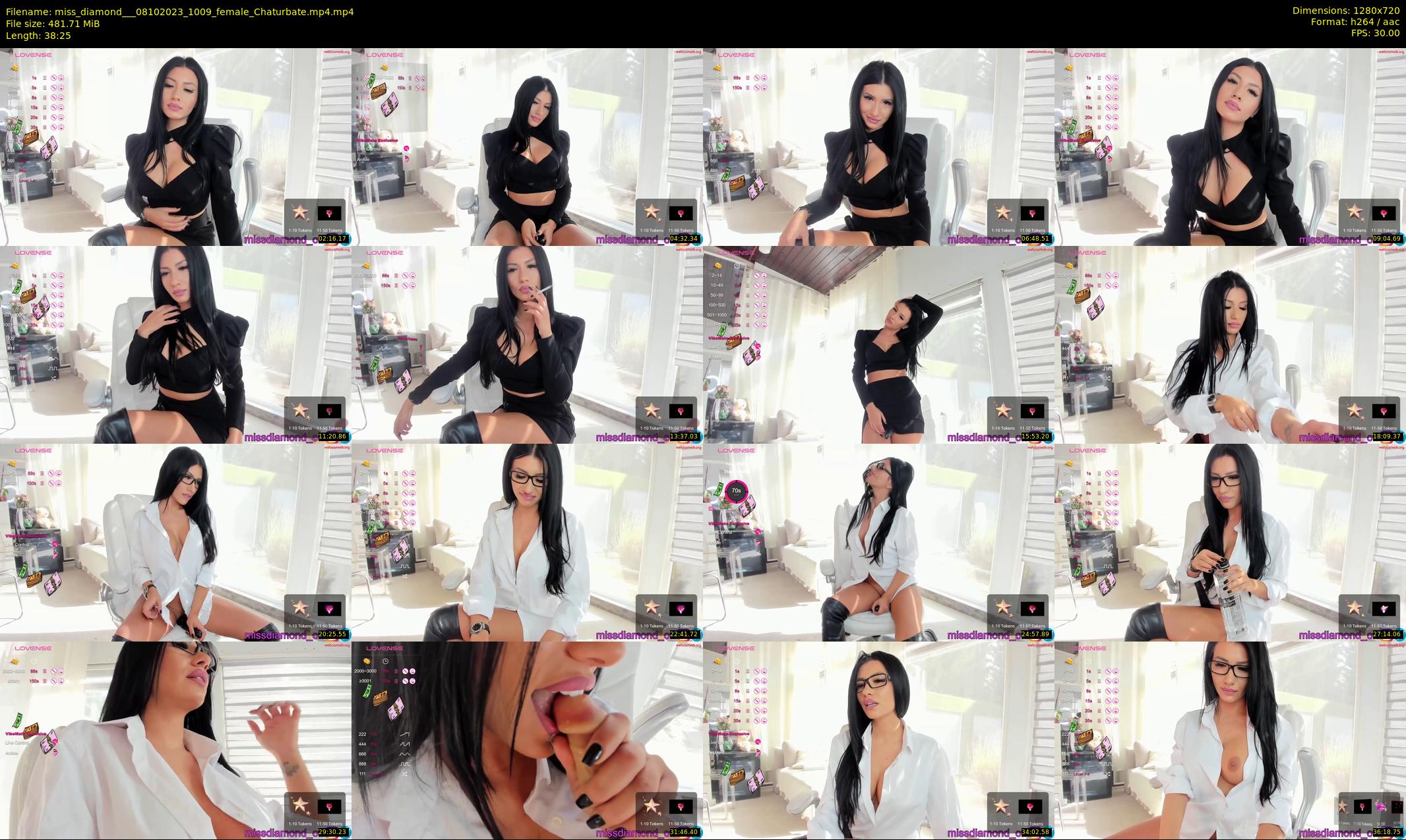 miss_diamond__ — 39 minute Chaturbate female cam show recording, 720p, Oct 8, 2023