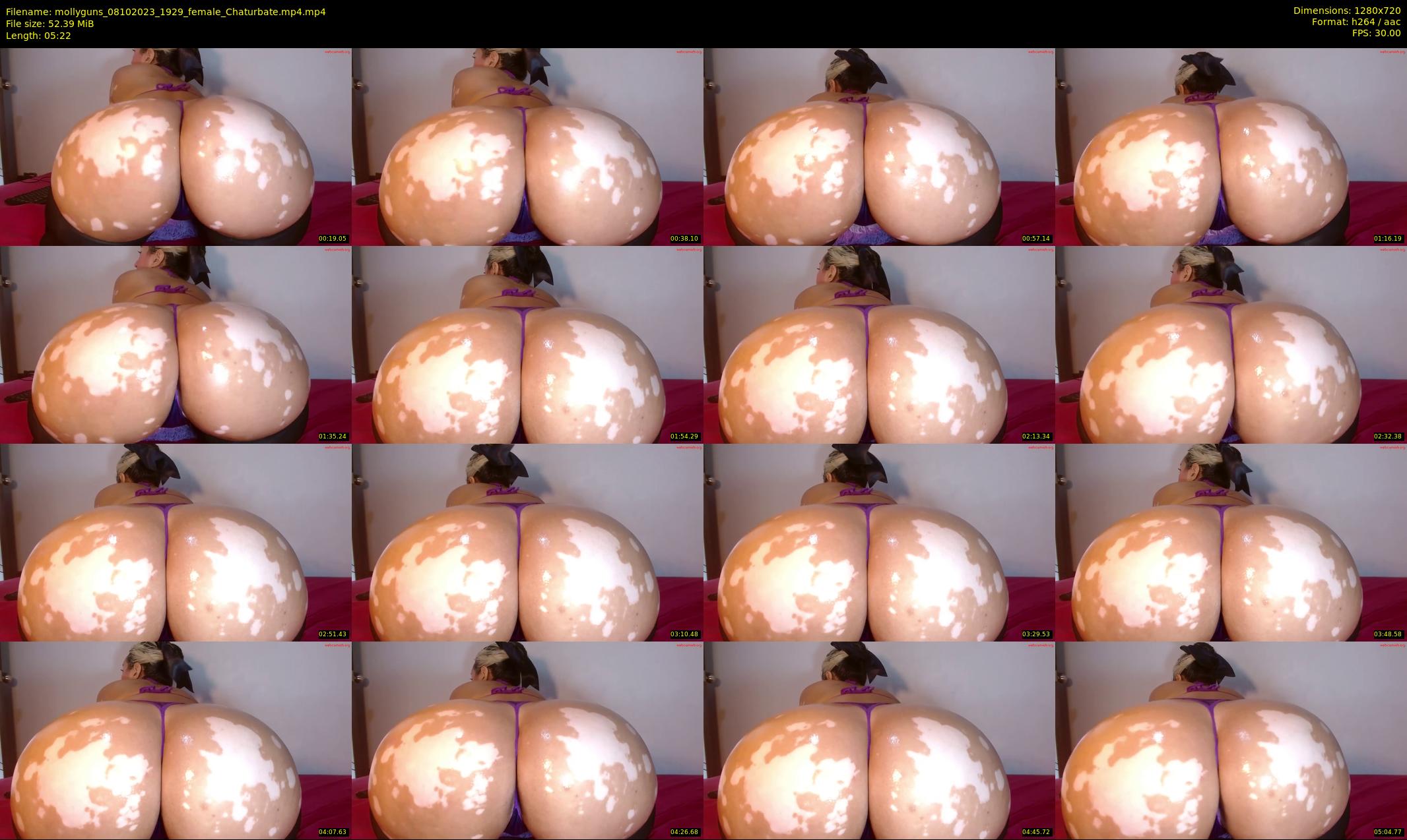 mollyguns — 6 minute Chaturbate female cam show recording, 720p, Oct 8, 2023