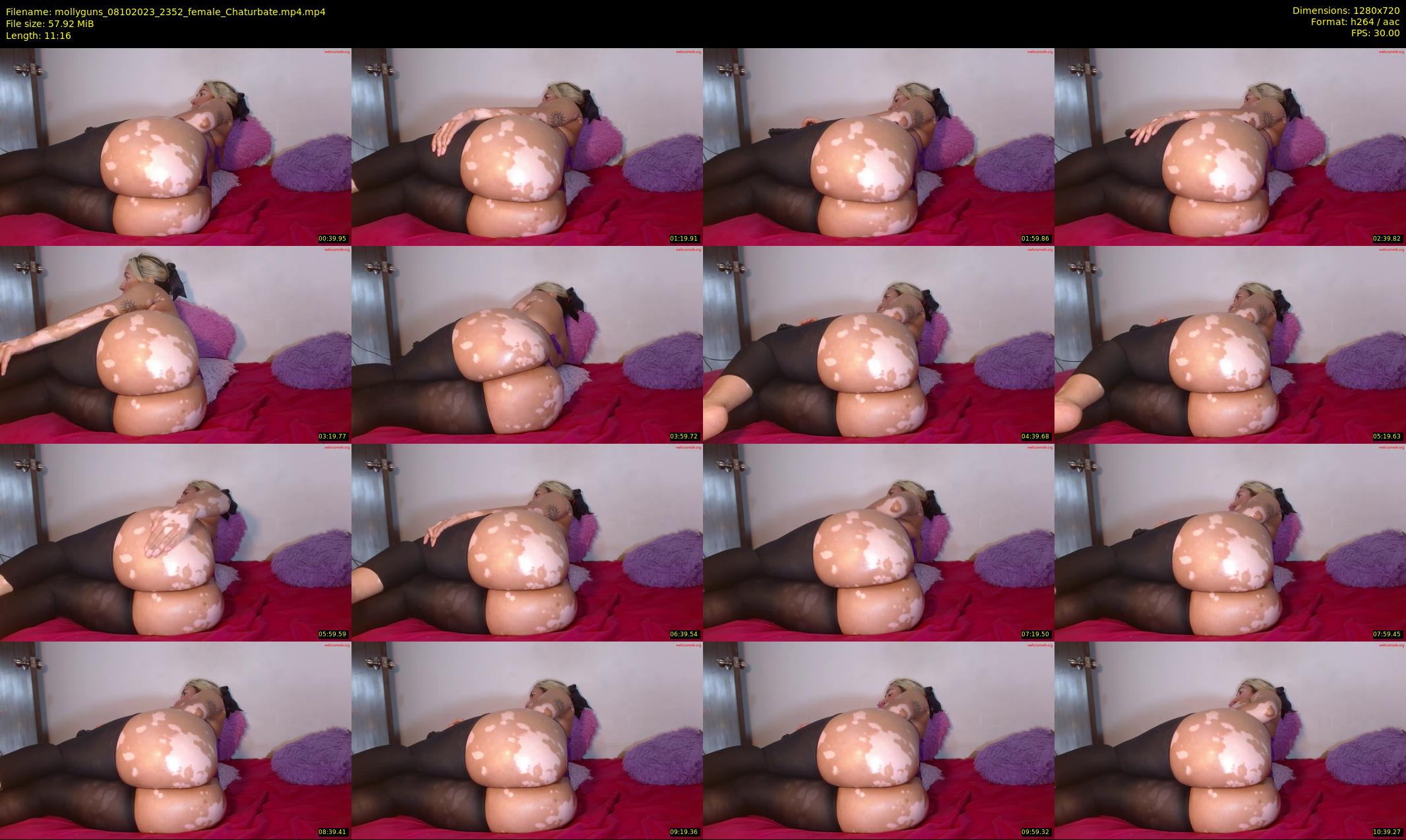mollyguns — 12 minute Chaturbate female cam show recording, 720p, Oct 8, 2023