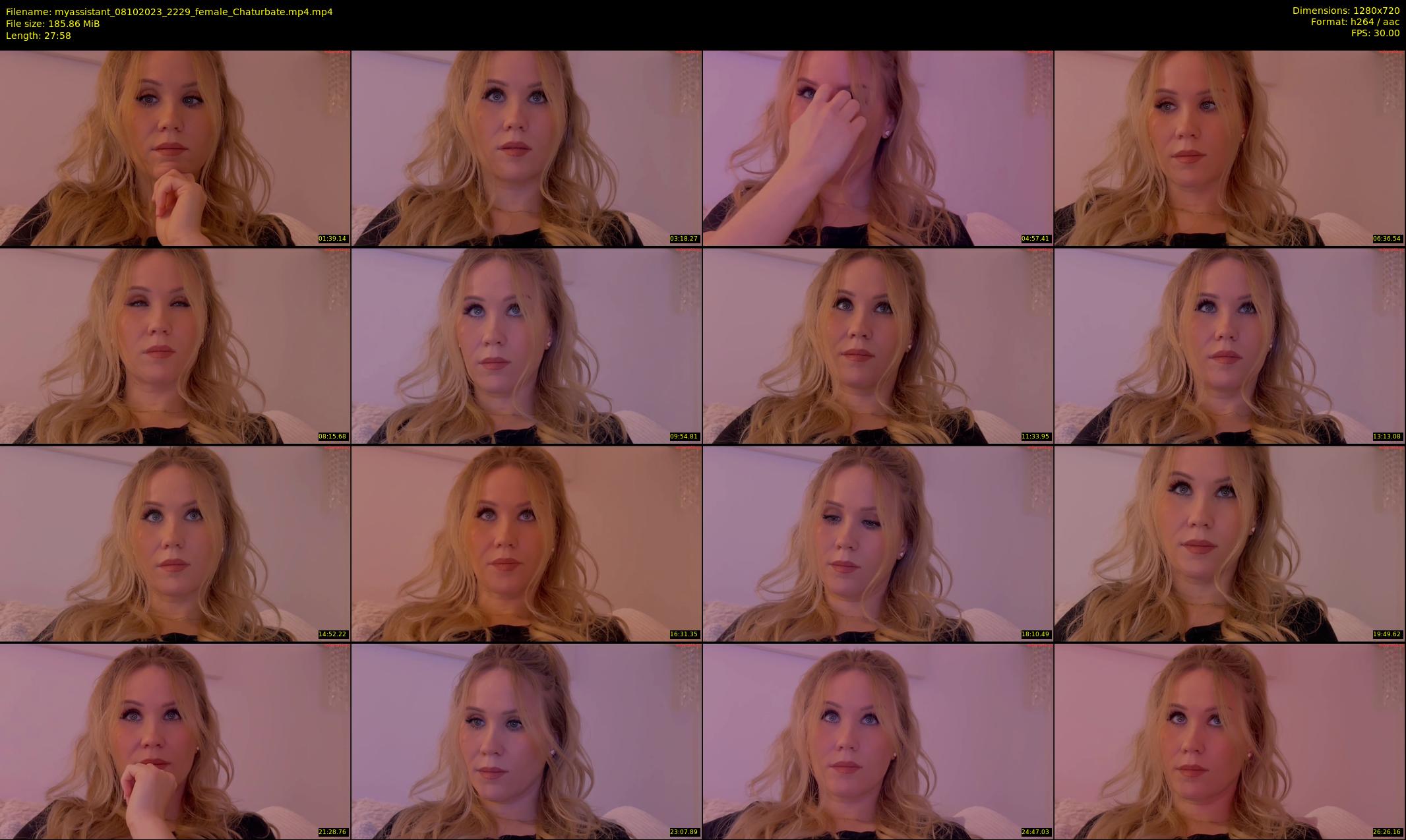 myassistant — 28 minute Chaturbate female cam show recording, 720p, Oct 8, 2023
