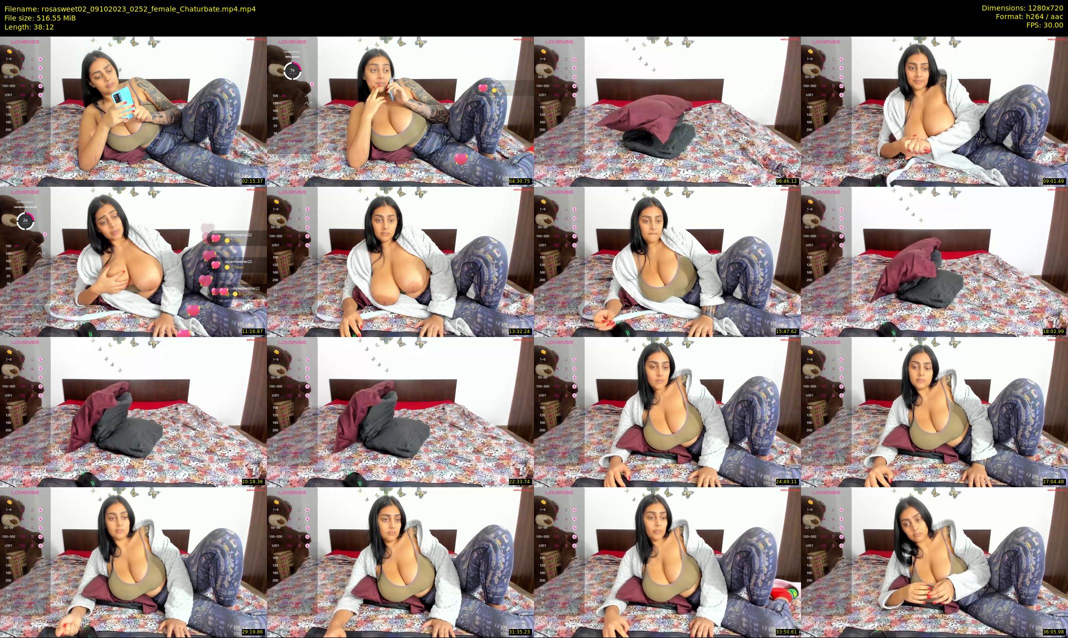 rosasweet02 — 39 minute Chaturbate female cam show recording, 720p, Oct 9, 2023