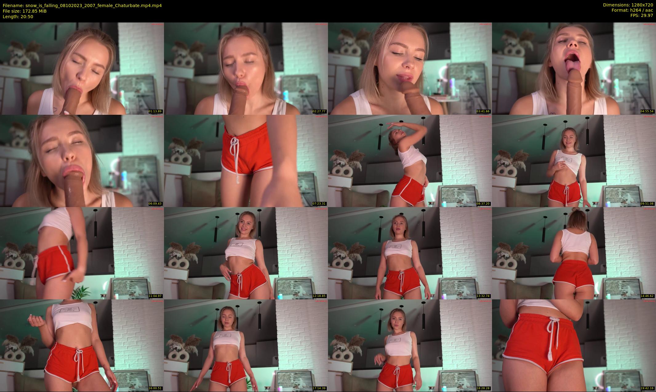 snow_is_falling — 21 minute Chaturbate female cam show recording, 720p, Oct 8, 2023