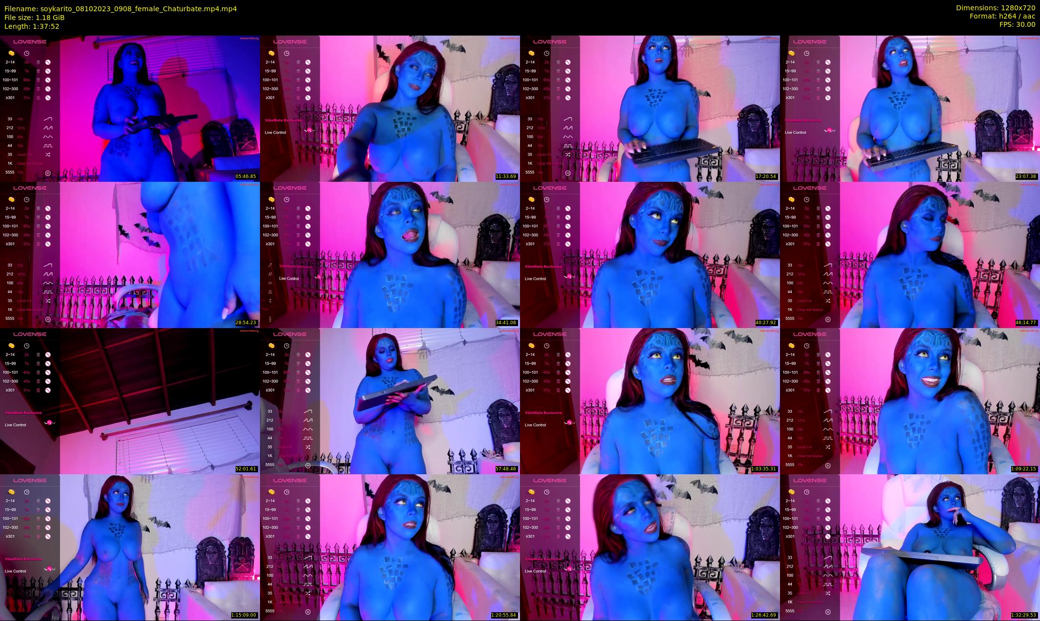 soykarito — 98 minute Chaturbate female cam show recording, 720p, Oct 8, 2023