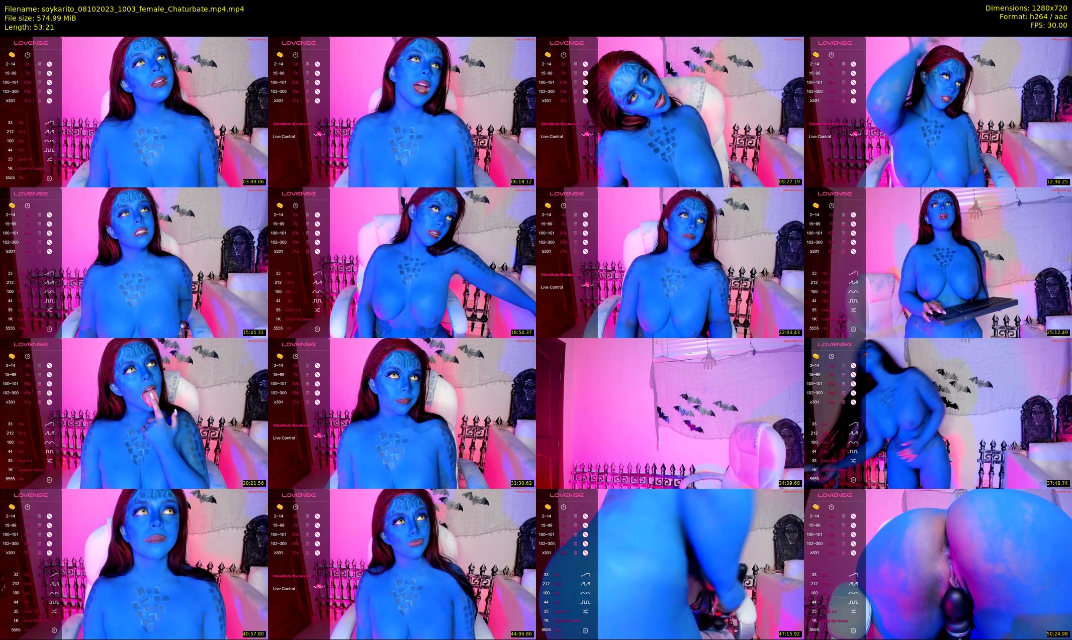 soykarito — 54 minute Chaturbate female cam show recording, 720p, Oct 8, 2023