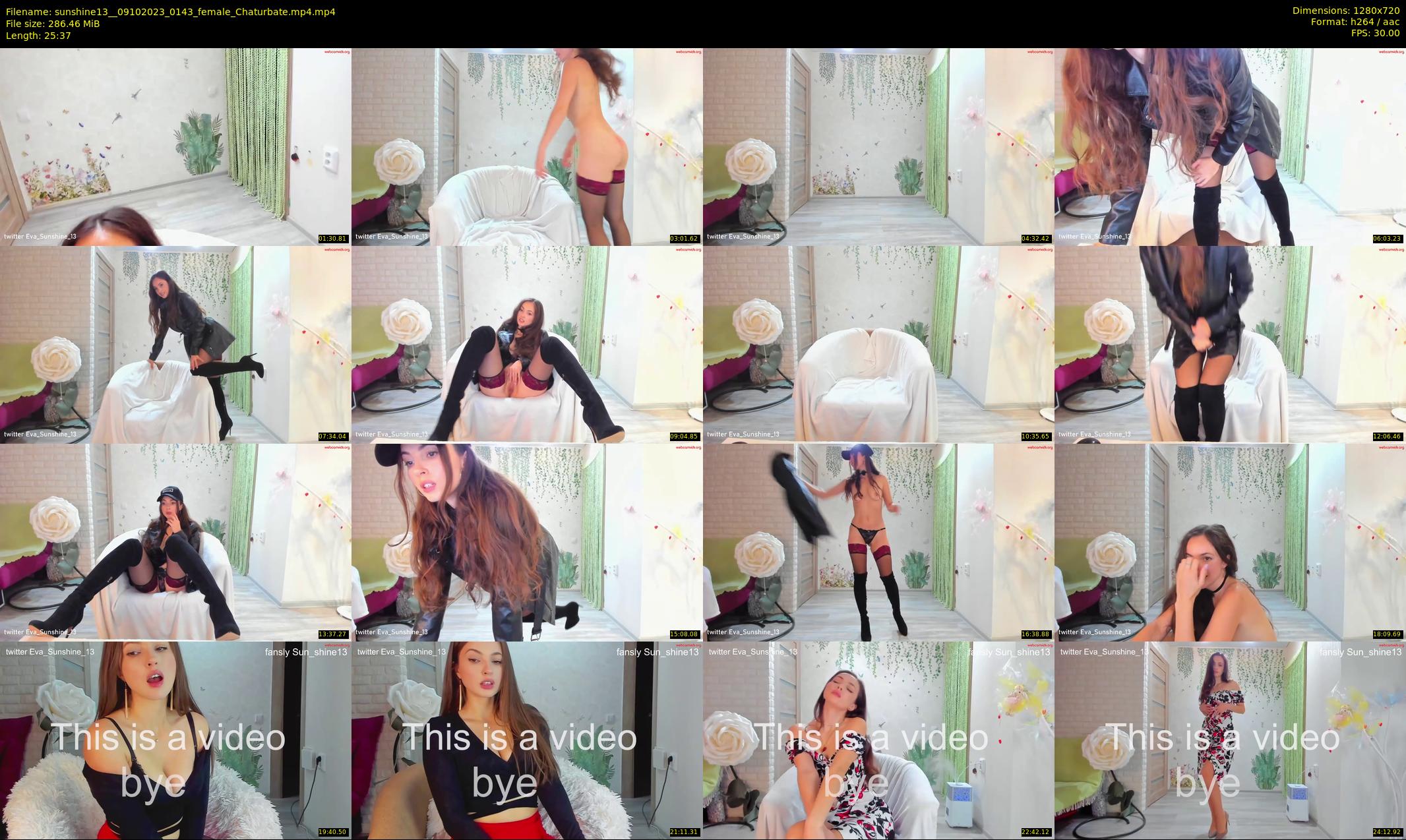 sunshine13_ — 26 minute Chaturbate female cam show recording, 720p, Oct 9, 2023