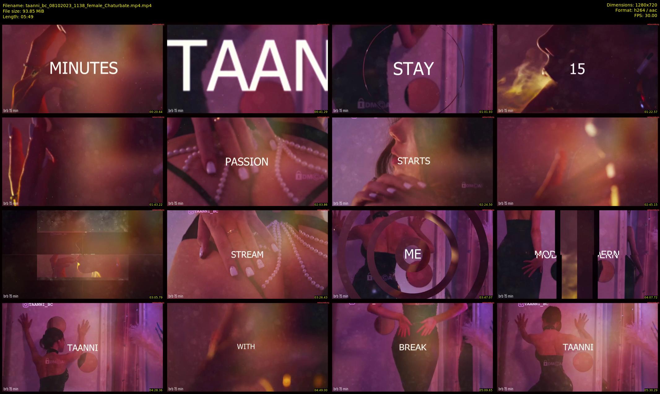 taanni_bc — 6 minute Chaturbate female cam show recording, 720p, Oct 8, 2023