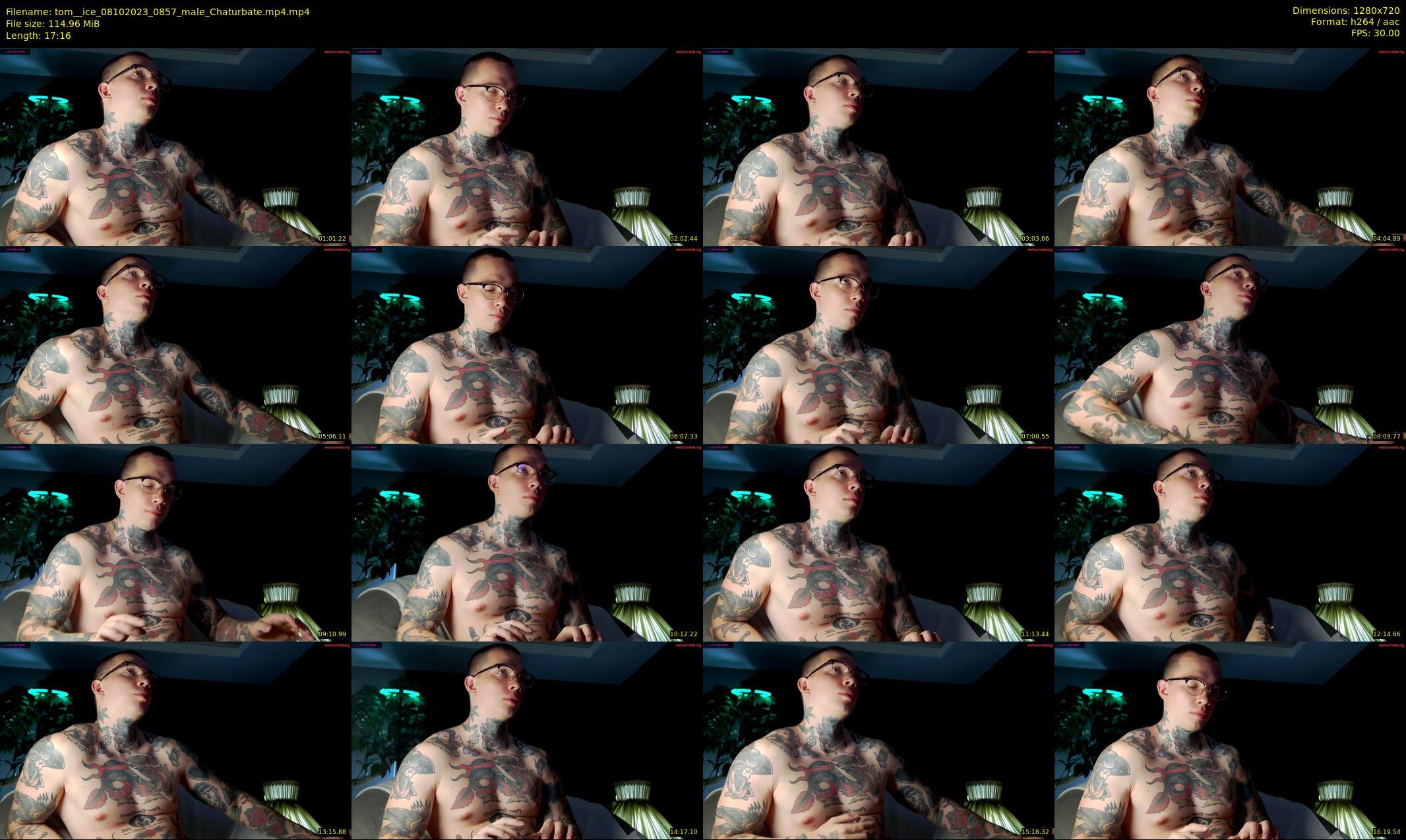tom__ice — 18 minute Chaturbate male cam show recording, 720p, Oct 8, 2023