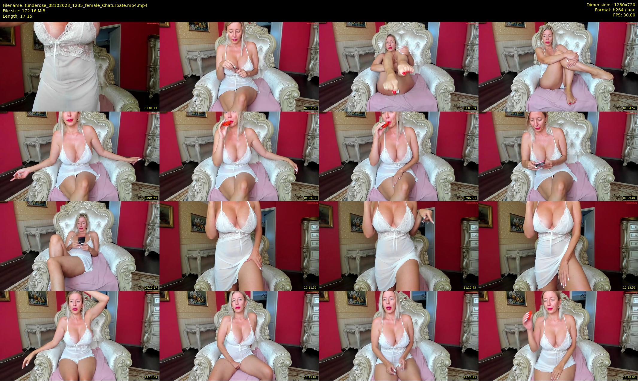 tunderose — 18 minute Chaturbate female cam show recording, 720p, Oct 8, 2023
