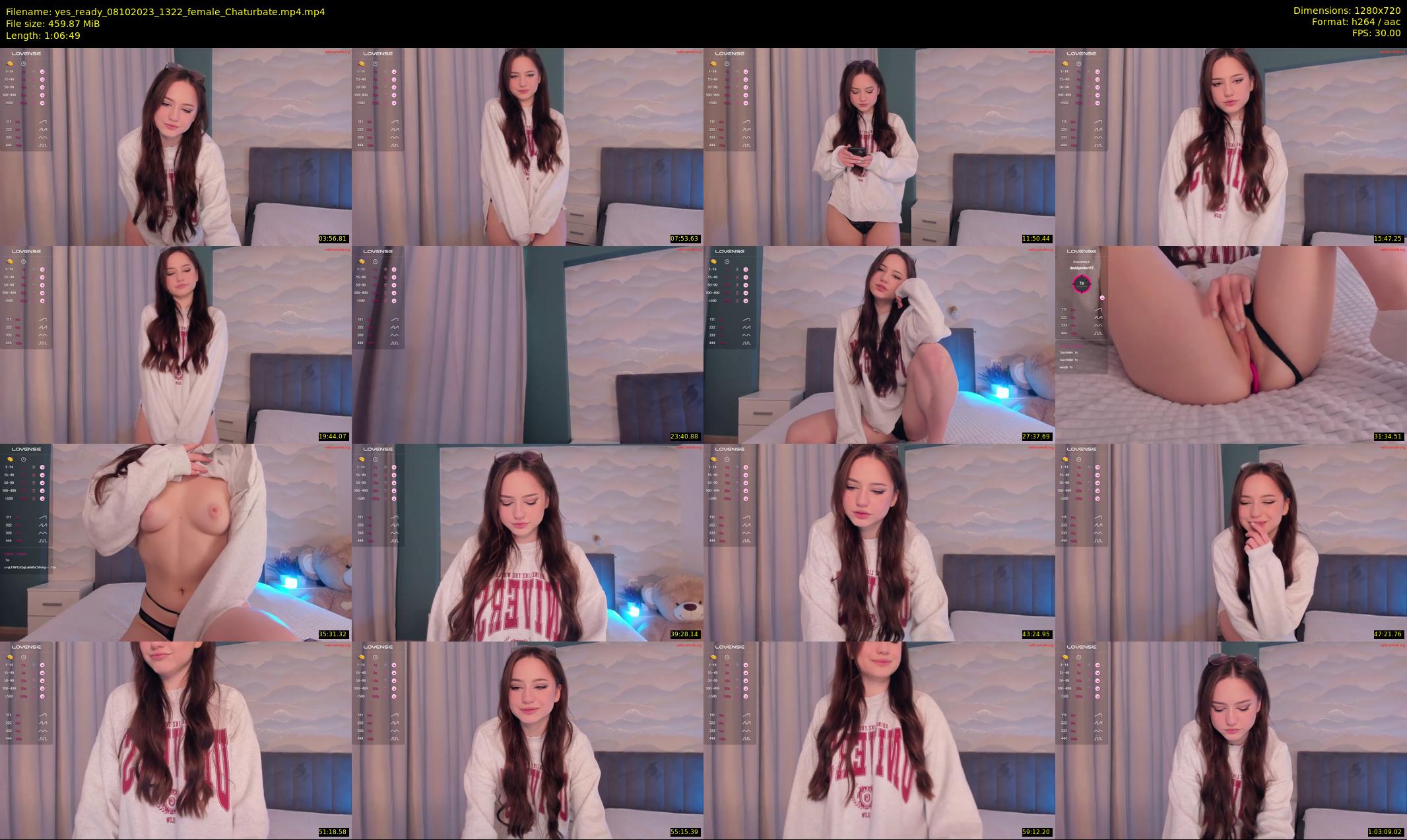 yes_ready — 67 minute Chaturbate female cam show recording, 720p, Oct 8, 2023