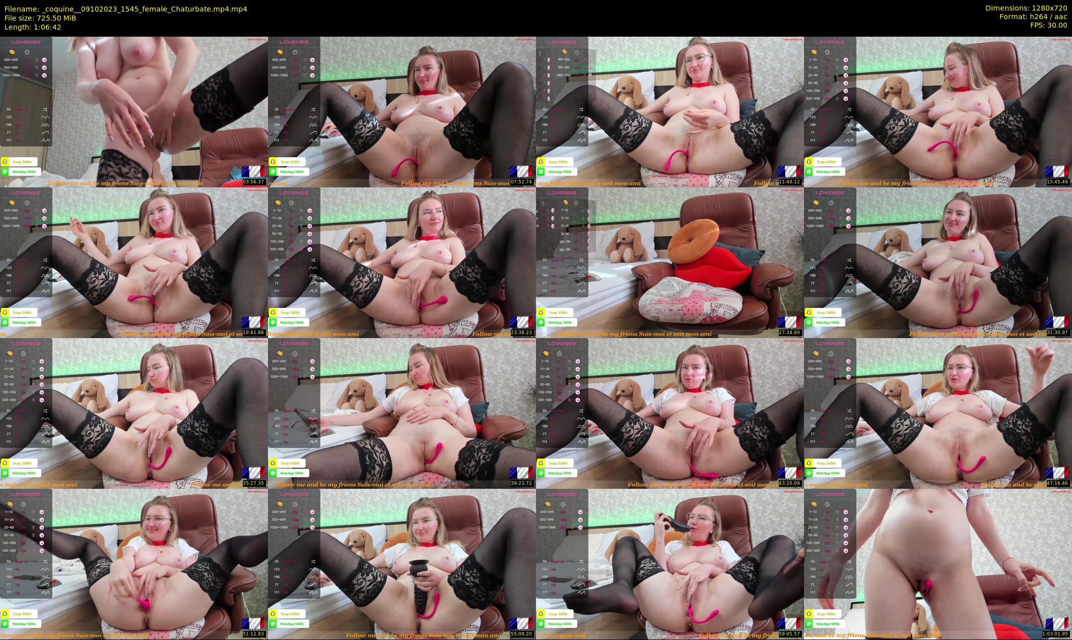 _coquine_ — 67 minute Chaturbate female cam show recording, 720p, Oct 9, 2023