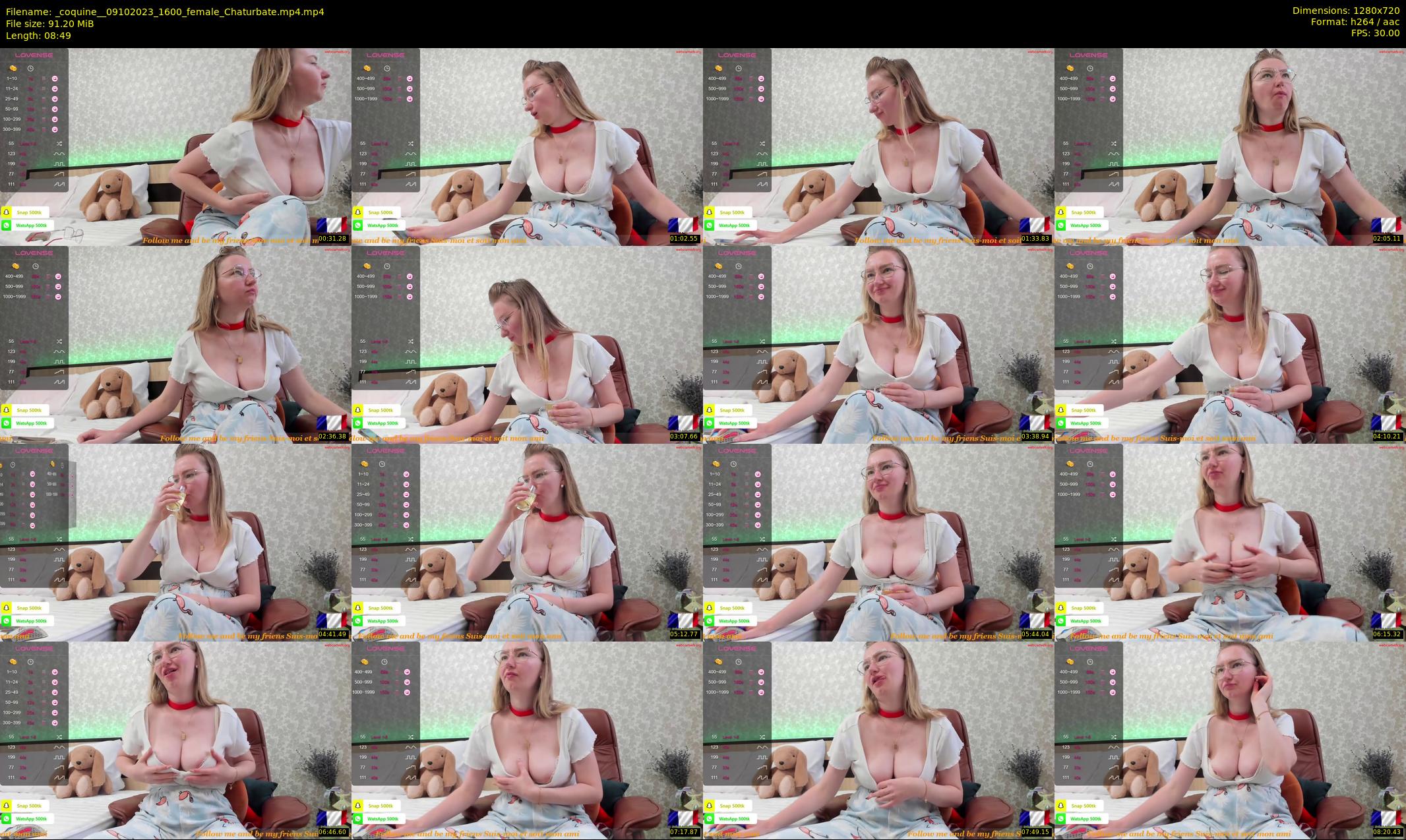 _coquine_ — 9 minute Chaturbate female cam show recording, 720p, Oct 9, 2023