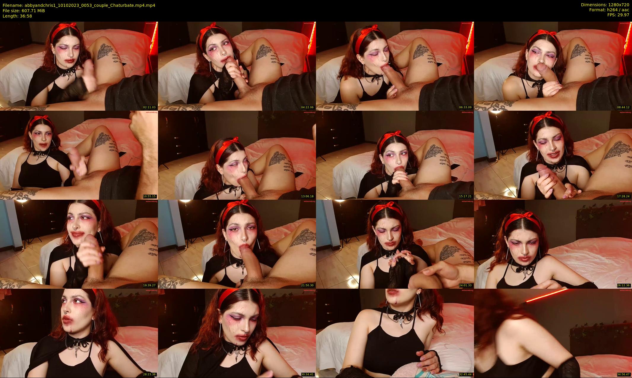 abbyandchris1 — 37 minute Chaturbate couple cam show recording, 720p, Oct 10, 2023