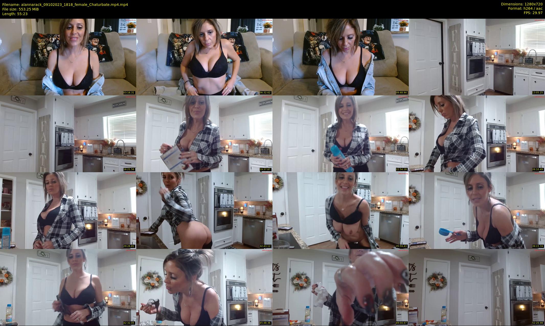 alannarack — 56 minute Chaturbate female cam show recording, 720p, Oct 9, 2023