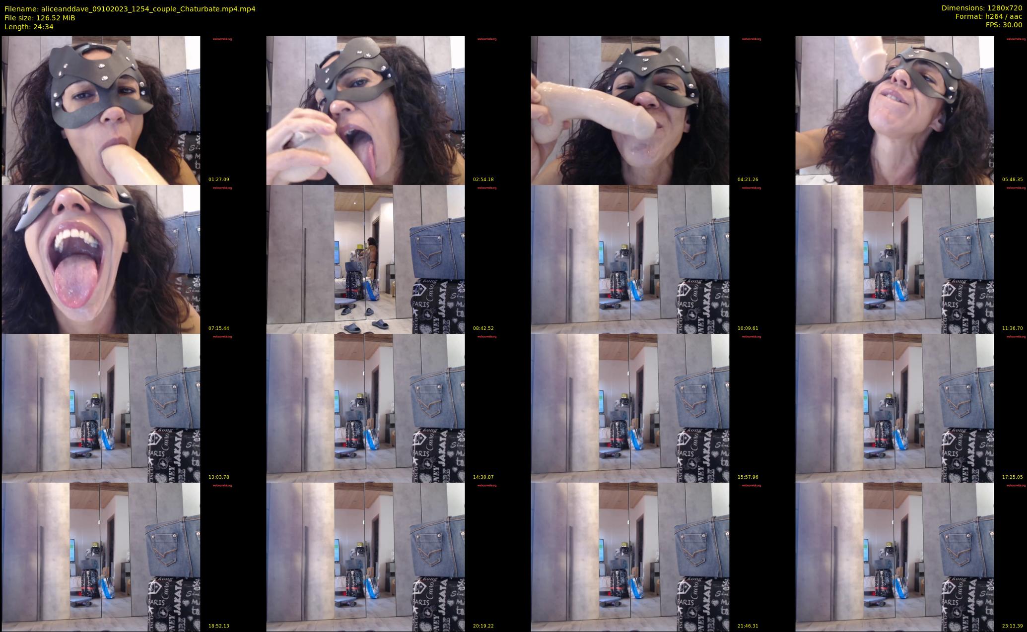 aliceanddave — 25 minute Chaturbate couple cam show recording, 720p, Oct 9, 2023