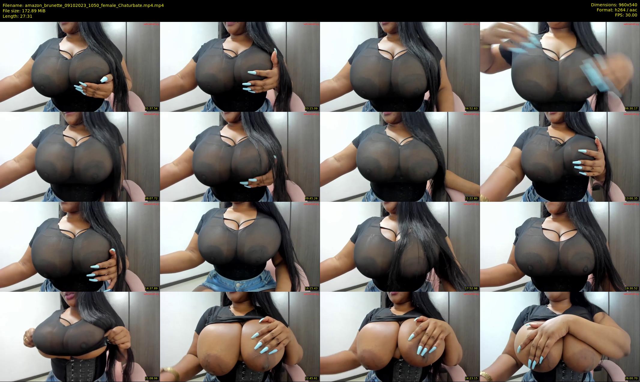 amazon_brunette — 28 minute Chaturbate female cam show recording, 480p, Oct 9, 2023