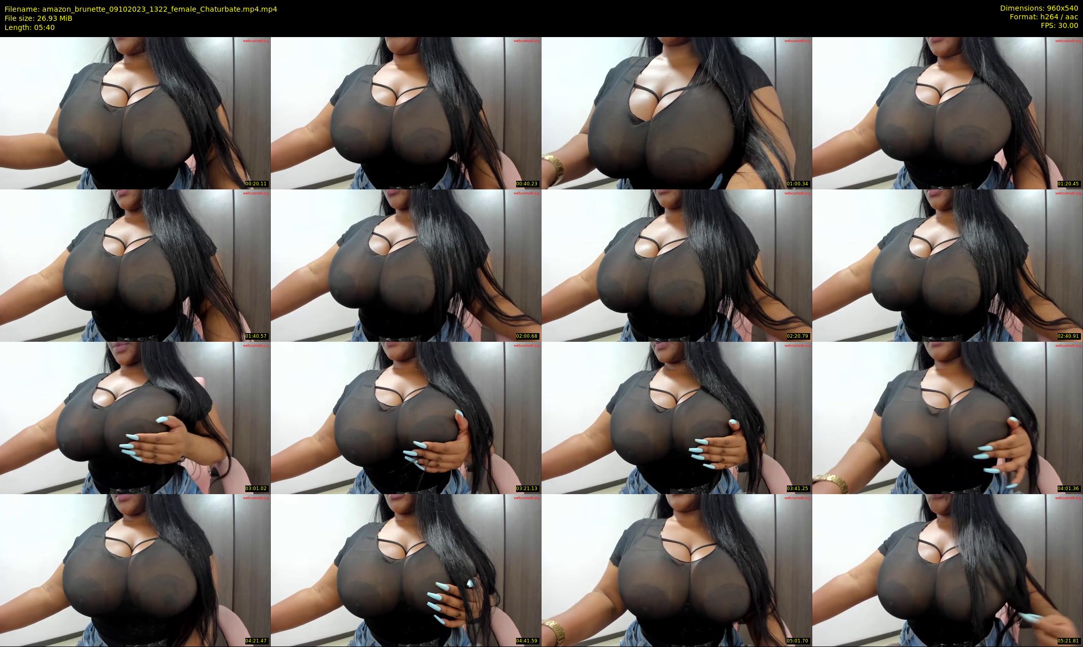 amazon_brunette — 6 minute Chaturbate female cam show recording, 480p, Oct 9, 2023