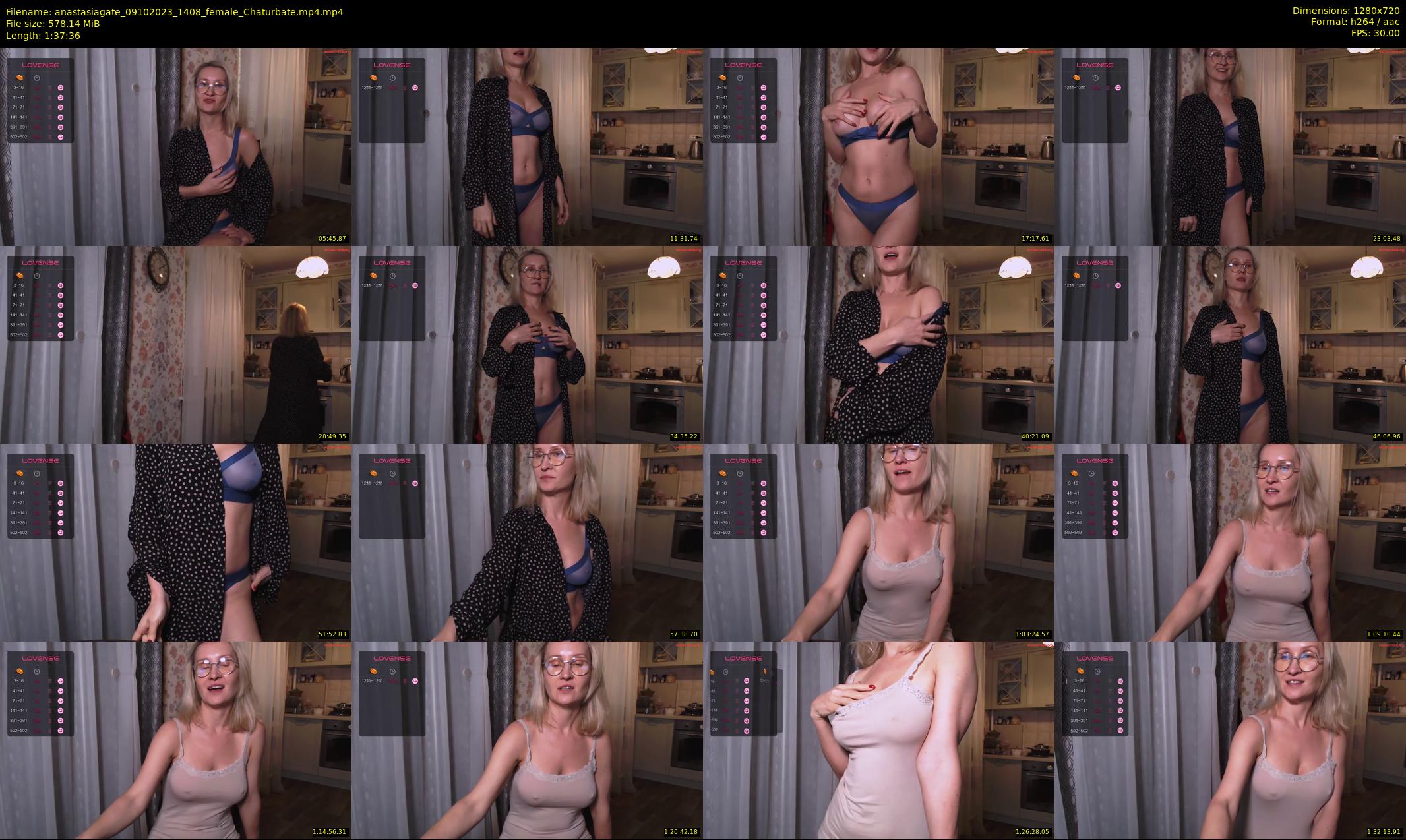 anastasiagate — 98 minute Chaturbate female cam show recording, 720p, Oct 9, 2023