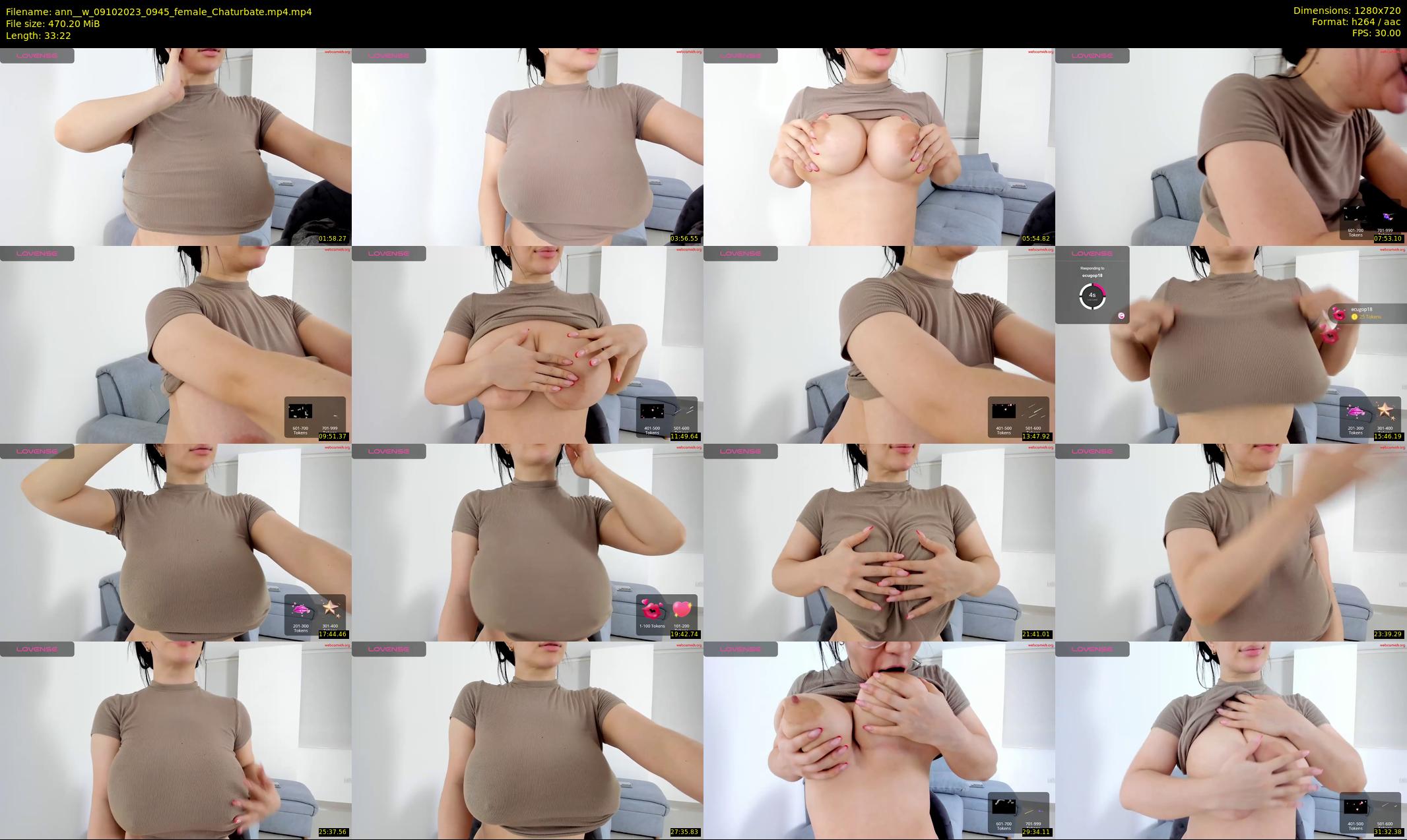 ann__w — 34 minute Chaturbate female cam show recording, 720p, Oct 9, 2023