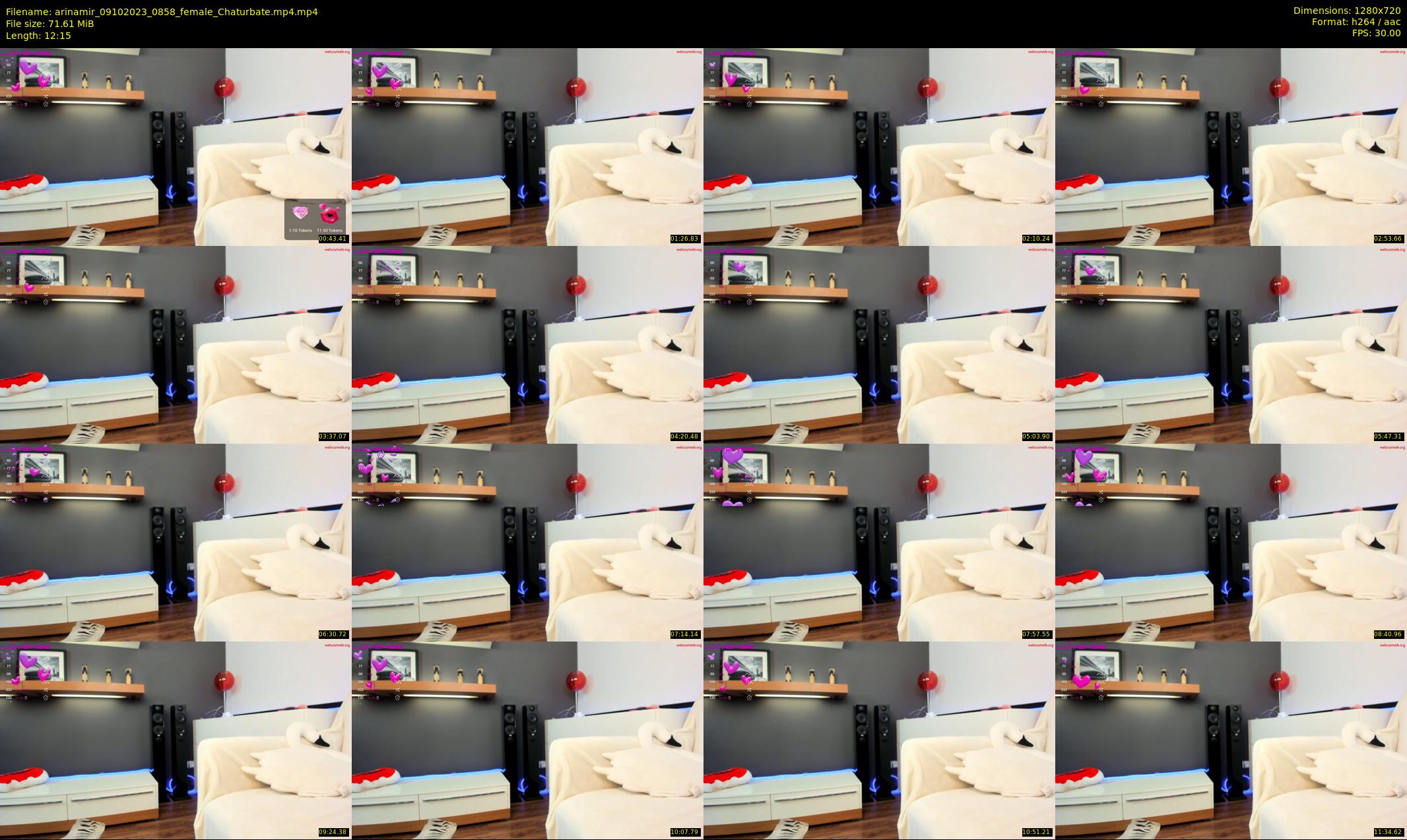 arinamir — 13 minute Chaturbate female cam show recording, 720p, Oct 9, 2023