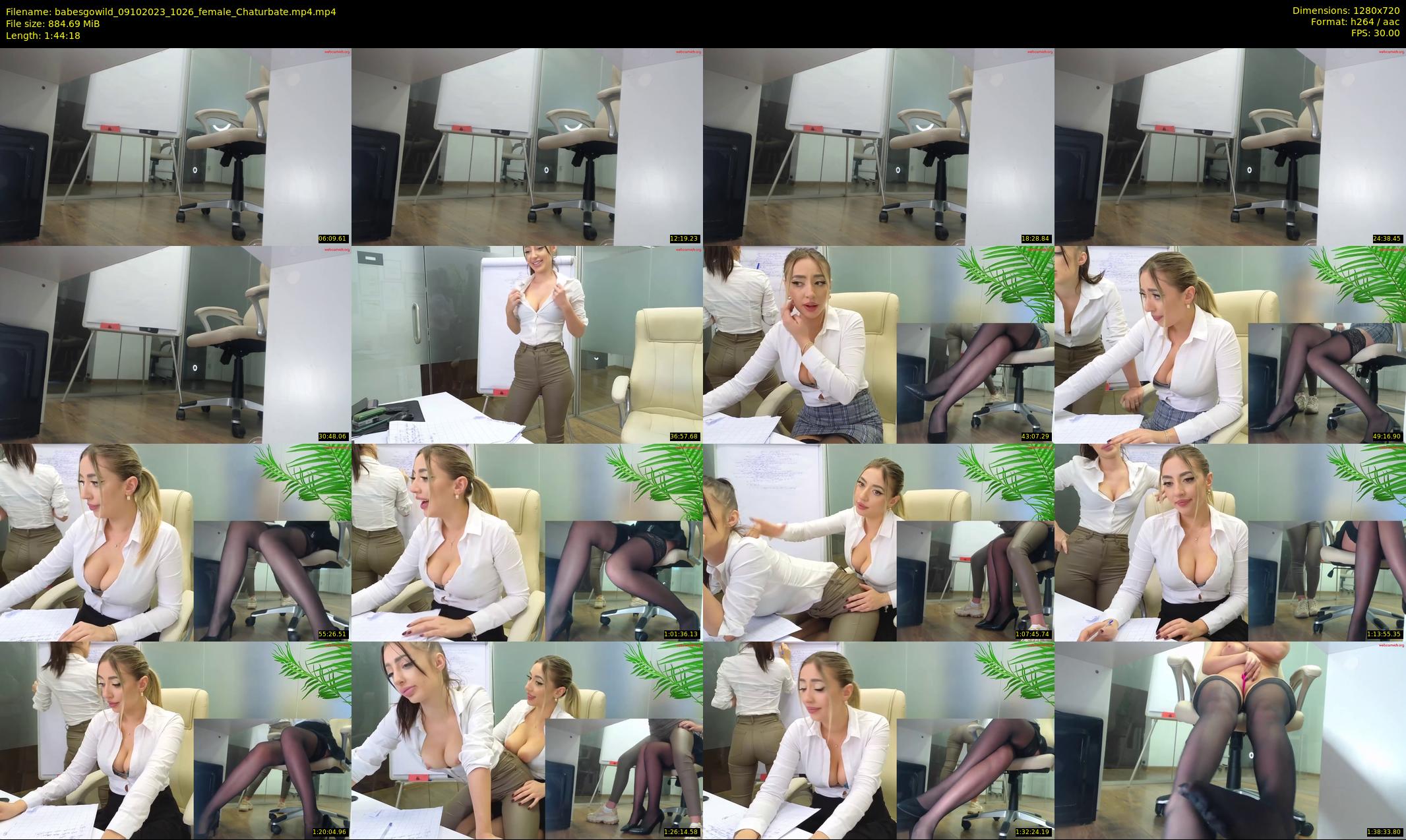 babesgowild — 105 minute Chaturbate couple cam show recording, 720p, Oct 9, 2023