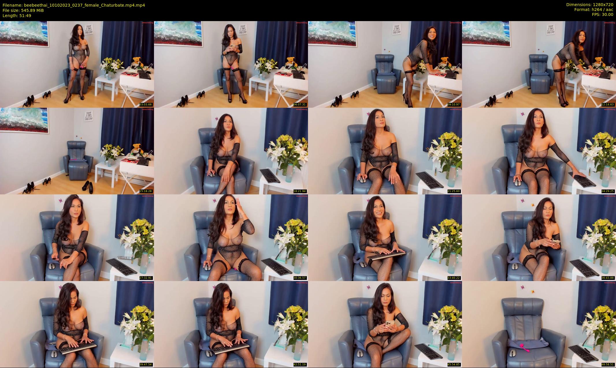 beebeethai — 52 minute Chaturbate female cam show recording, 720p, Oct 10, 2023