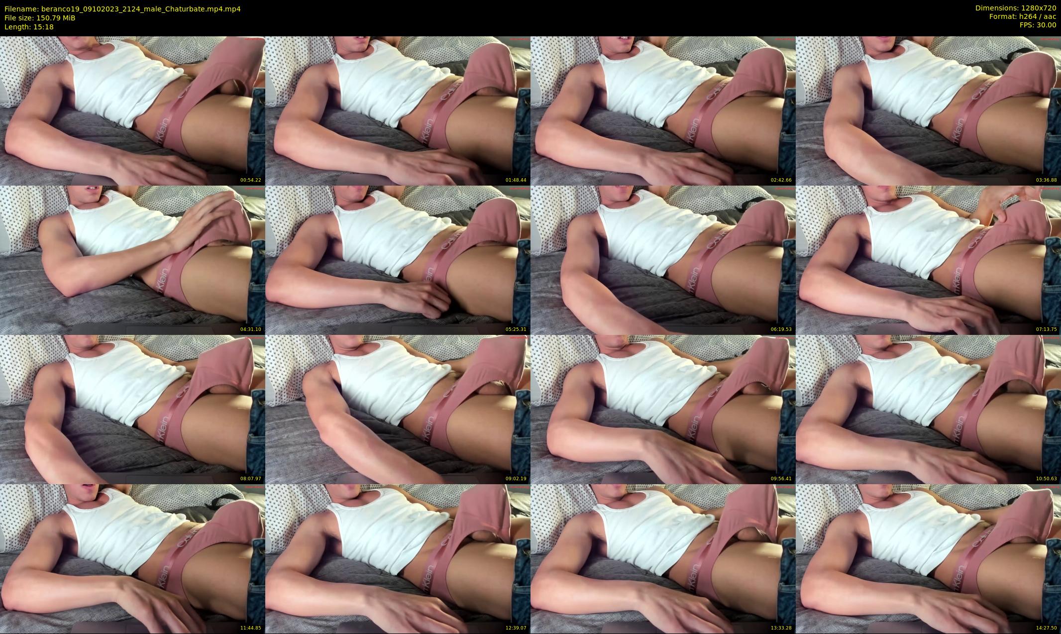 beranco19 — 16 minute Chaturbate male cam show recording, 720p, Oct 9, 2023