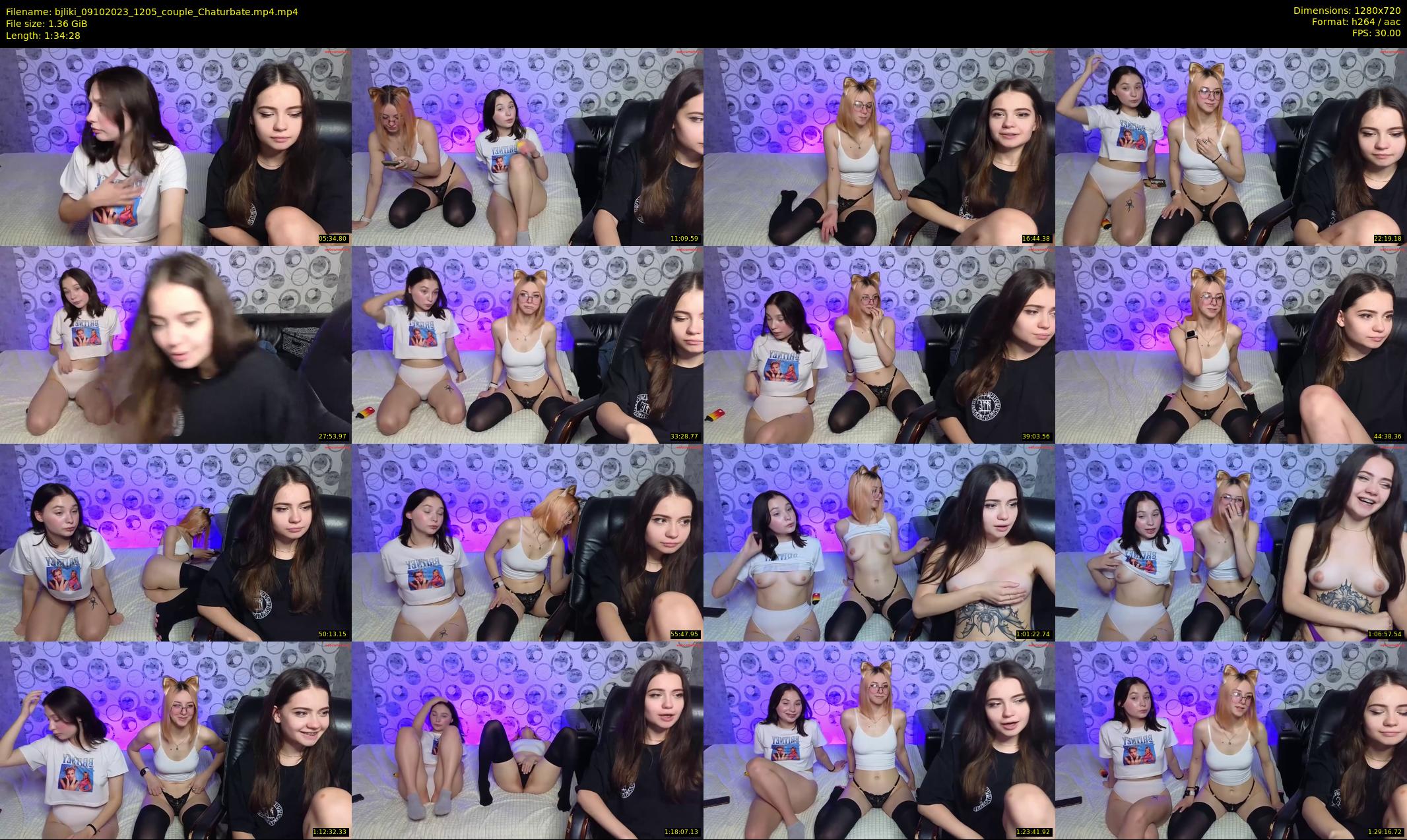 bjliki — 95 minute Chaturbate couple cam show recording, 720p, Oct 9, 2023