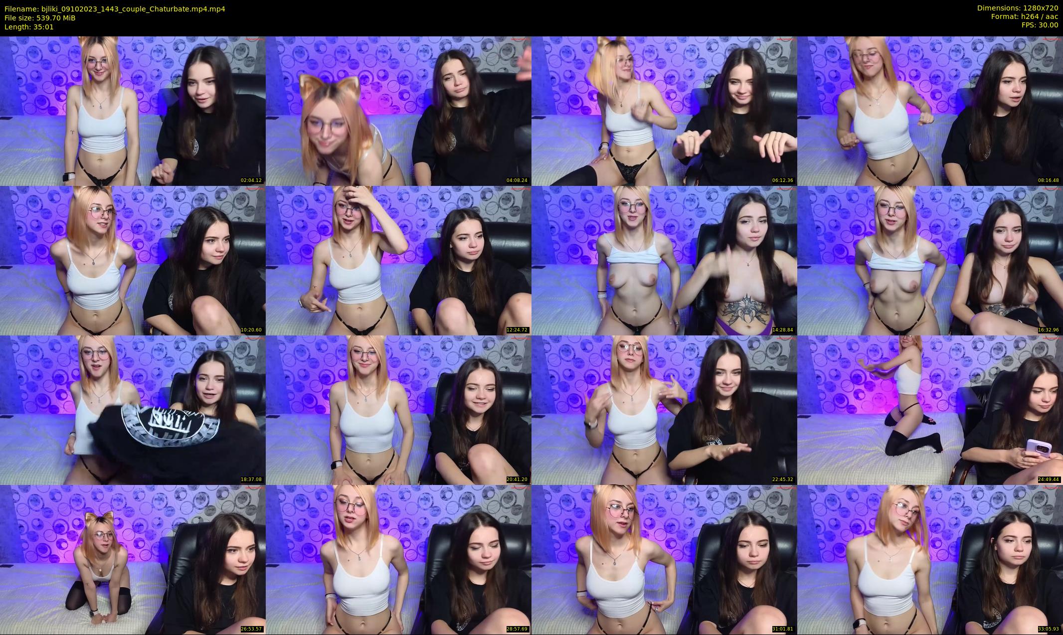 bjliki — 36 minute Chaturbate couple cam show recording, 720p, Oct 9, 2023