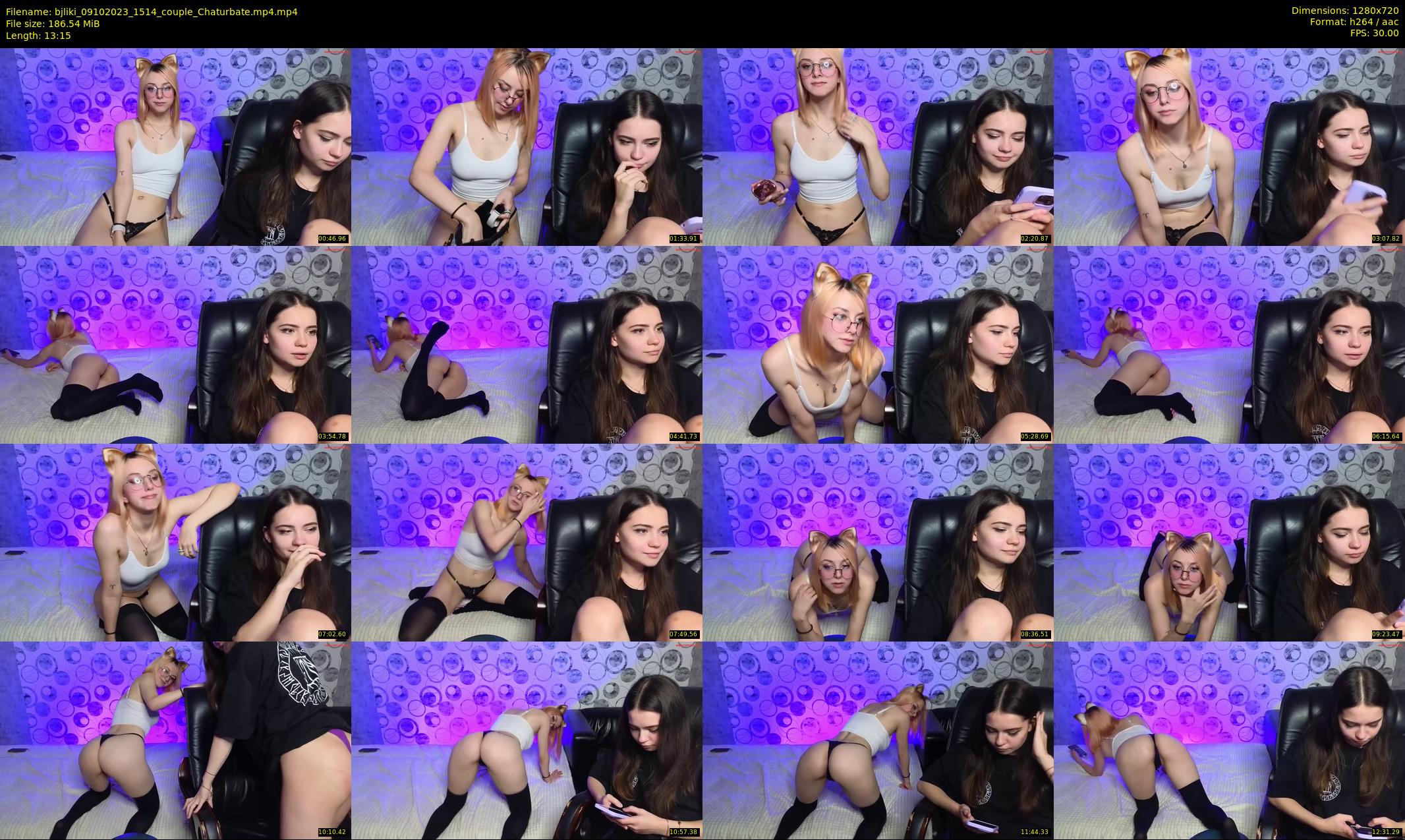 bjliki — 14 minute Chaturbate couple cam show recording, 720p, Oct 9, 2023